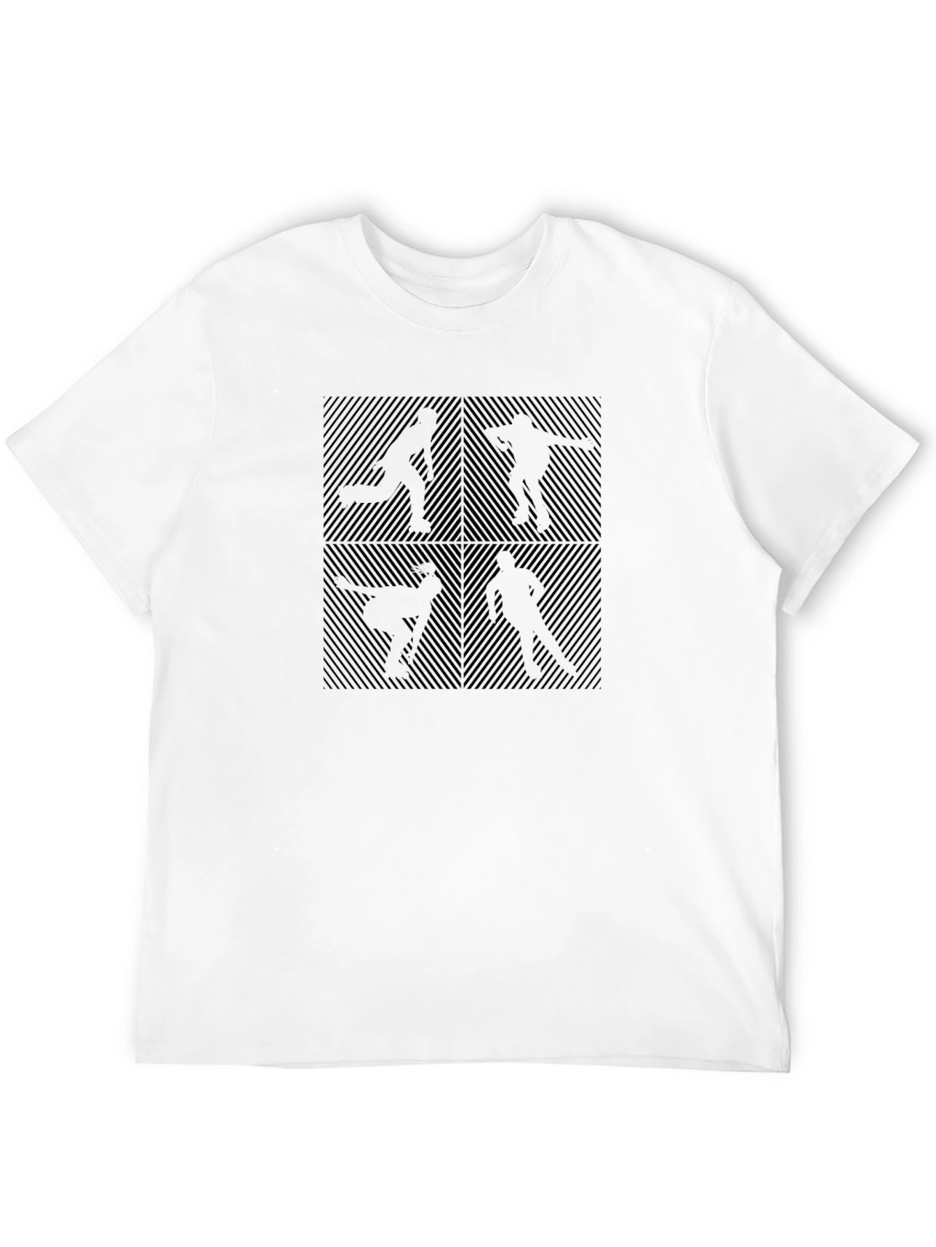 Geometric Silhouette Graphic Tee