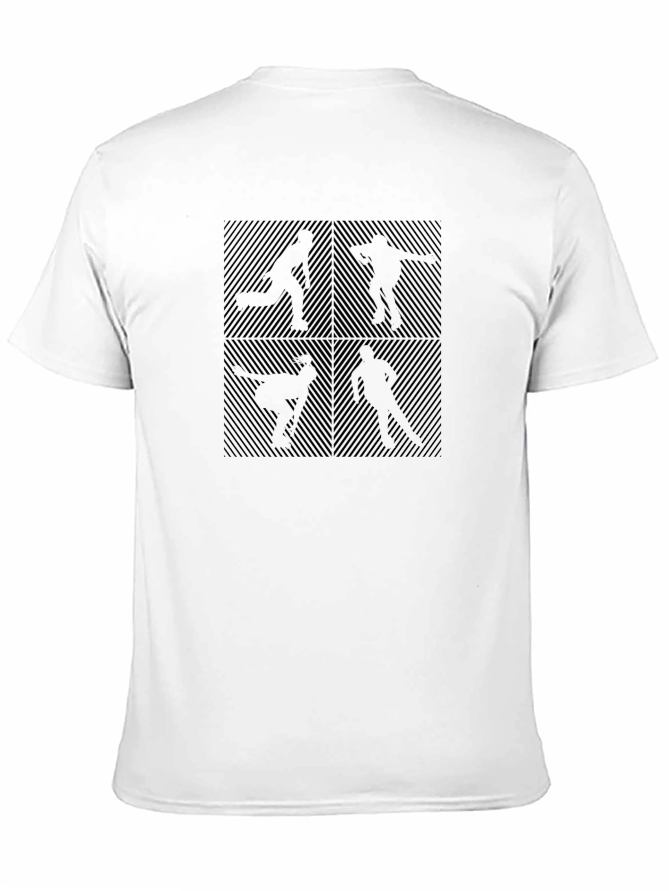 Geometric Silhouette Graphic Tee