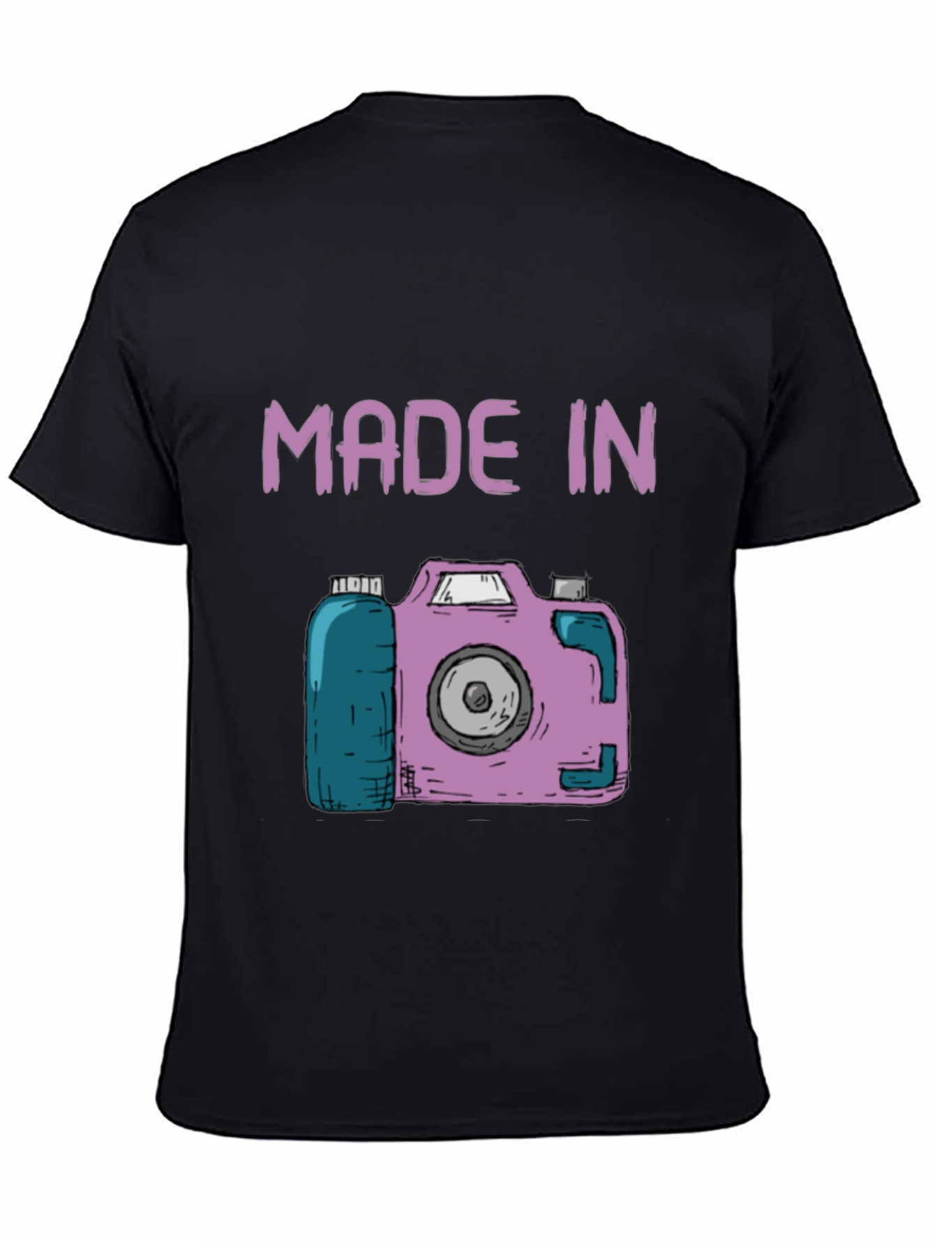 Retro Camera Graphic Tee - Made In Statement Shirt