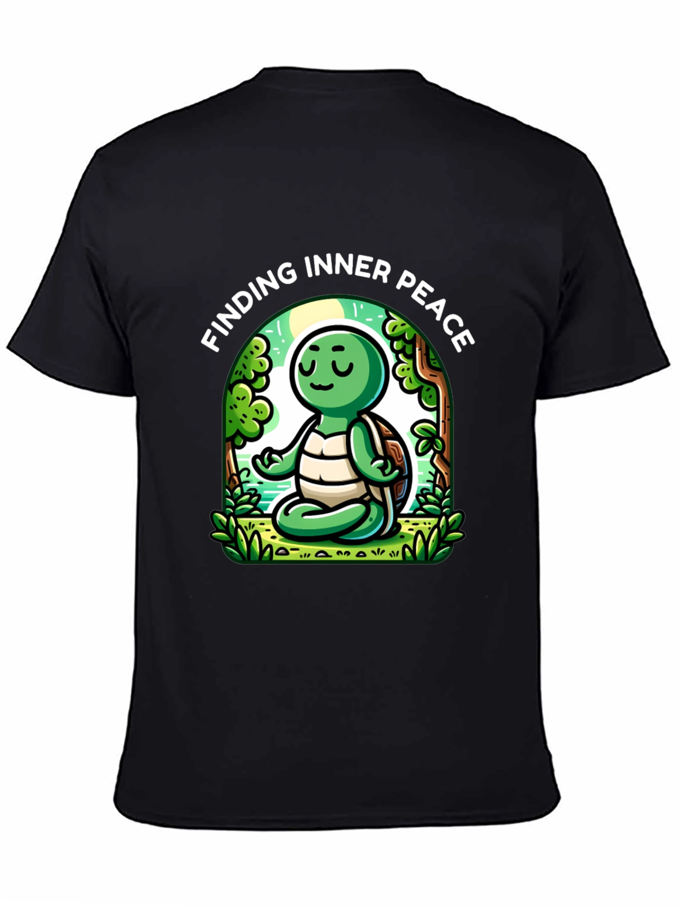 Finding Inner Peace Turtle Graphic Tee