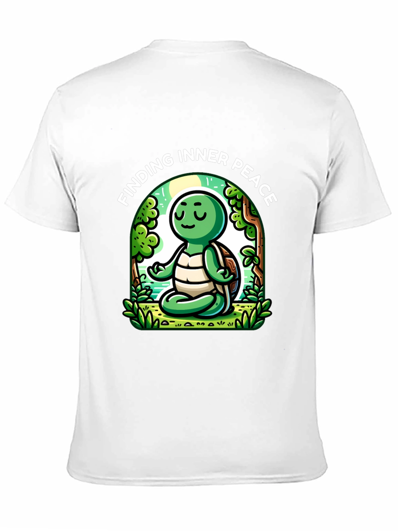 Finding Inner Peace Turtle Graphic Tee
