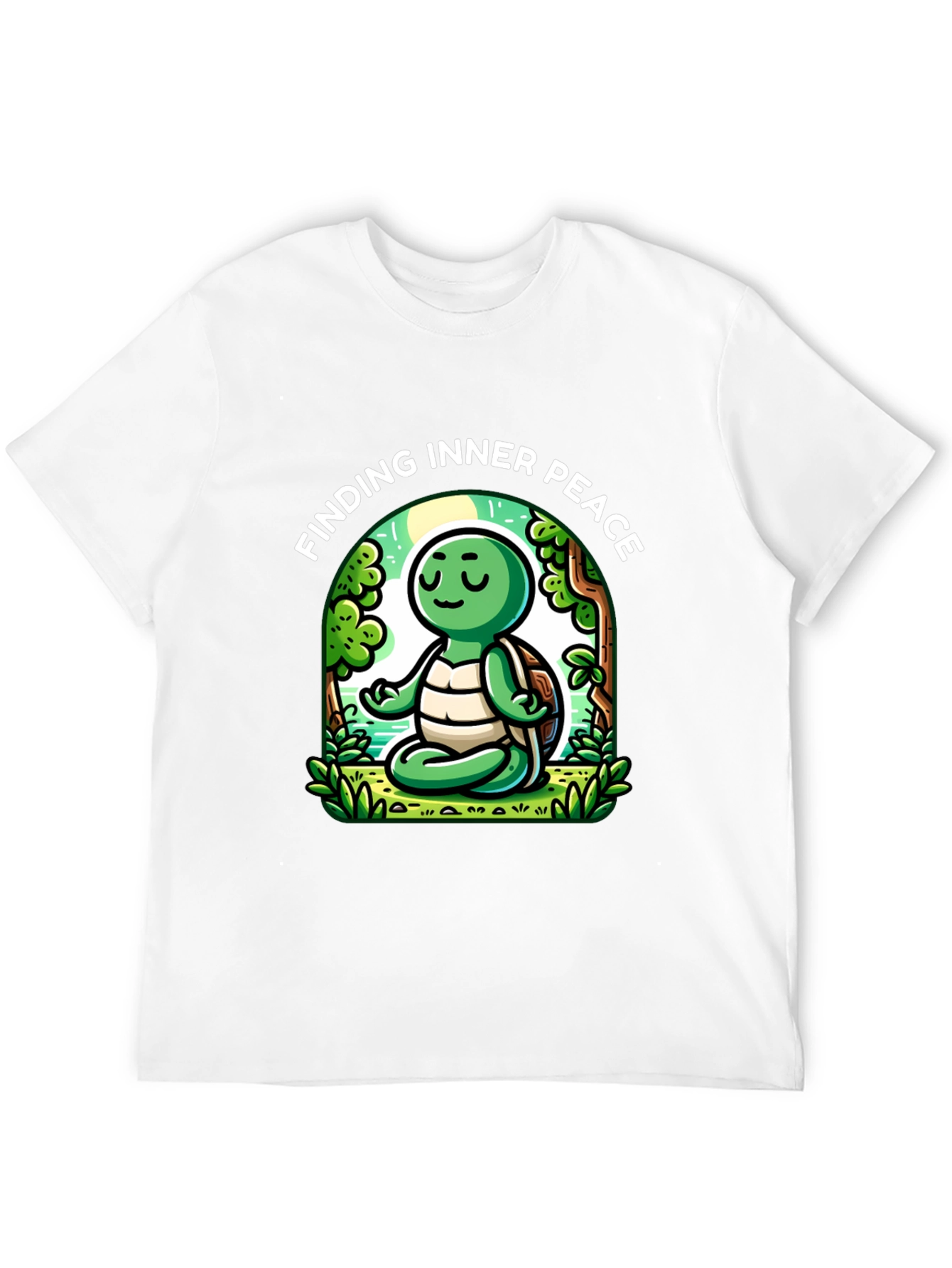 Finding Inner Peace Turtle Graphic Tee