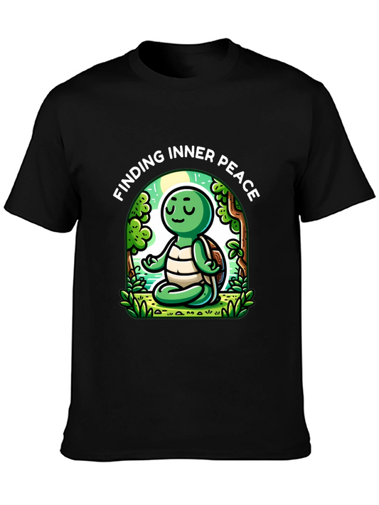 Finding Inner Peace Turtle Graphic Tee
