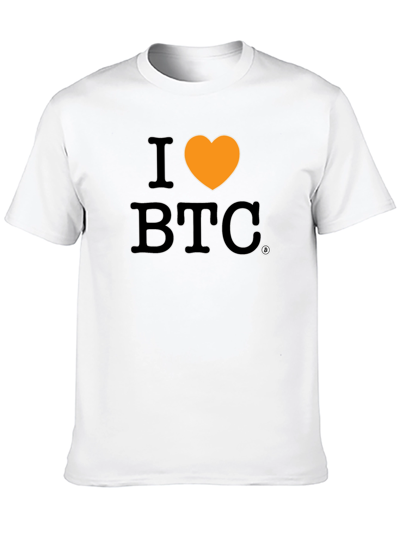 I Heart Bitcoin BTC Graphic T-Shirt