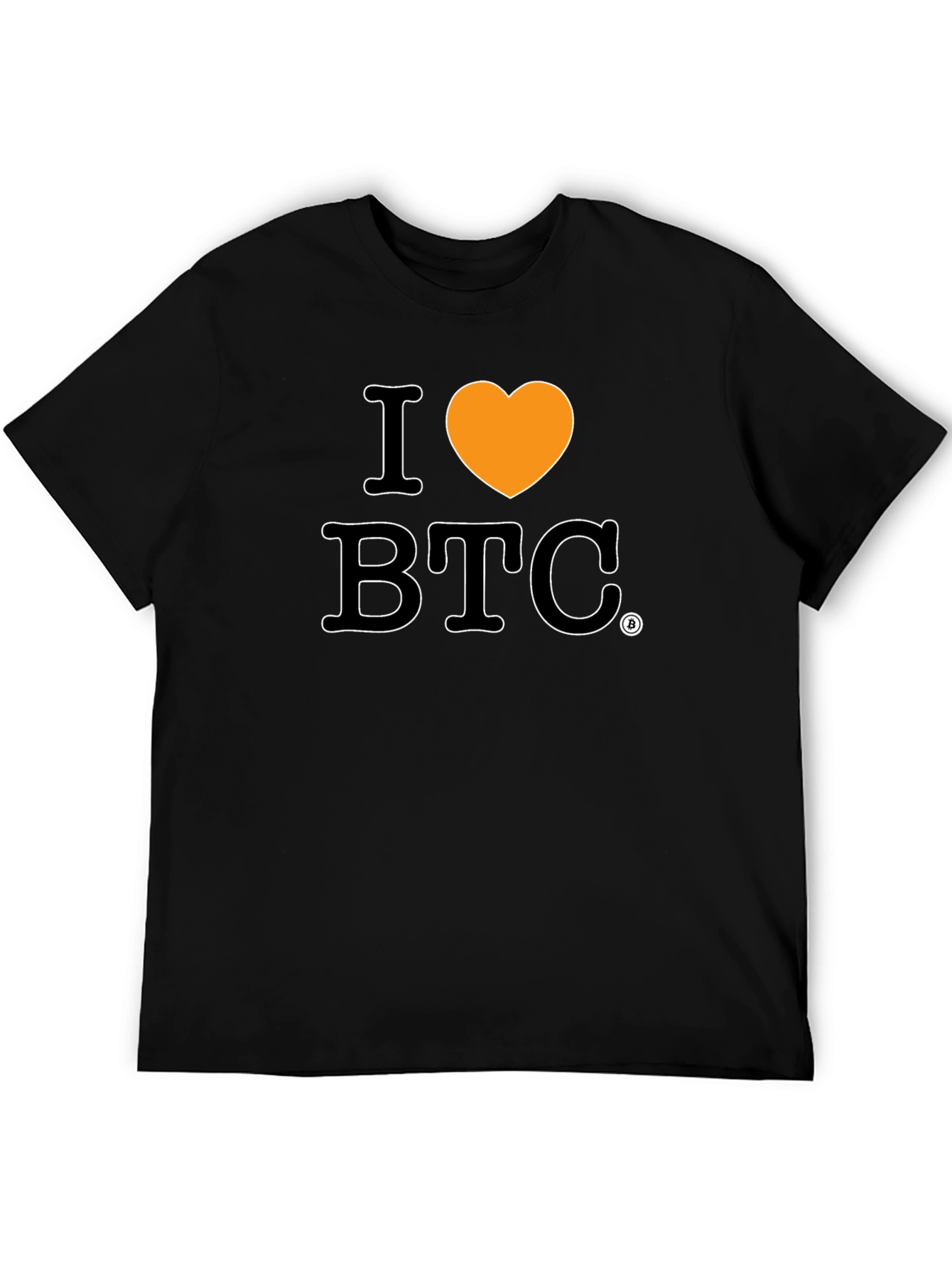 I Heart Bitcoin BTC Graphic T-Shirt
