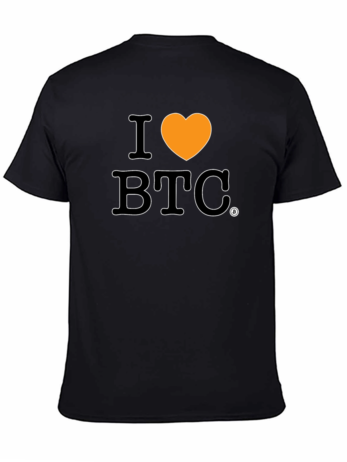 I Heart Bitcoin BTC Graphic T-Shirt