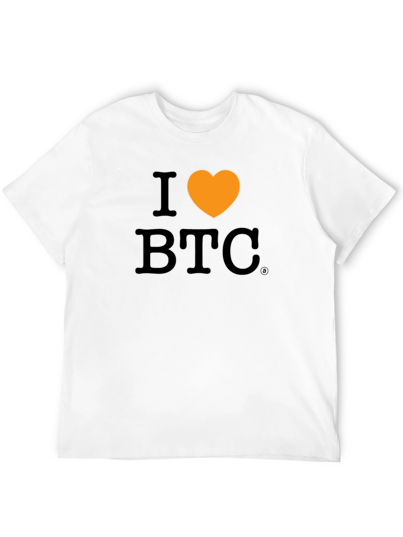 I Heart Bitcoin BTC Graphic T-Shirt