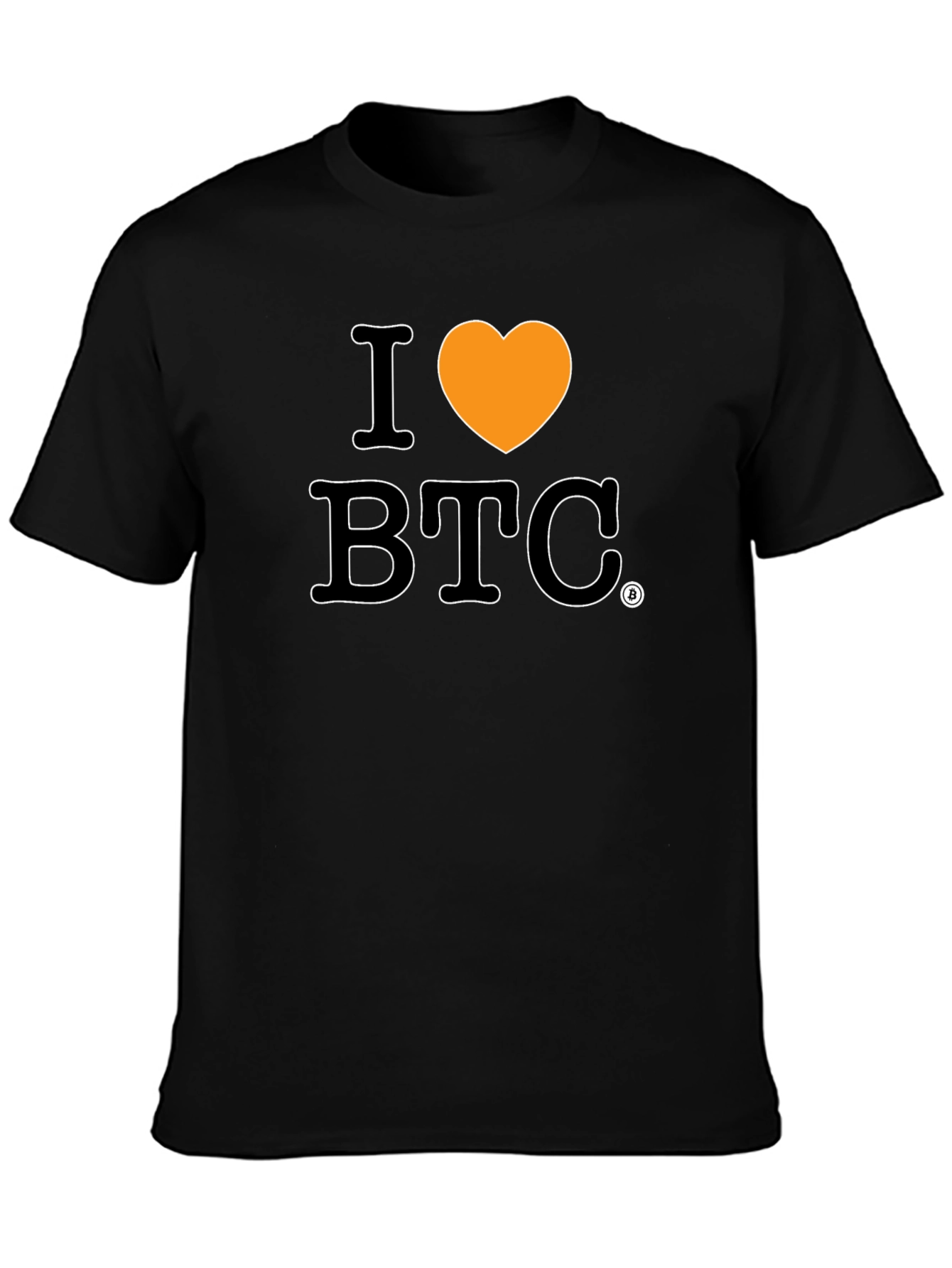 I Heart Bitcoin BTC Graphic T-Shirt