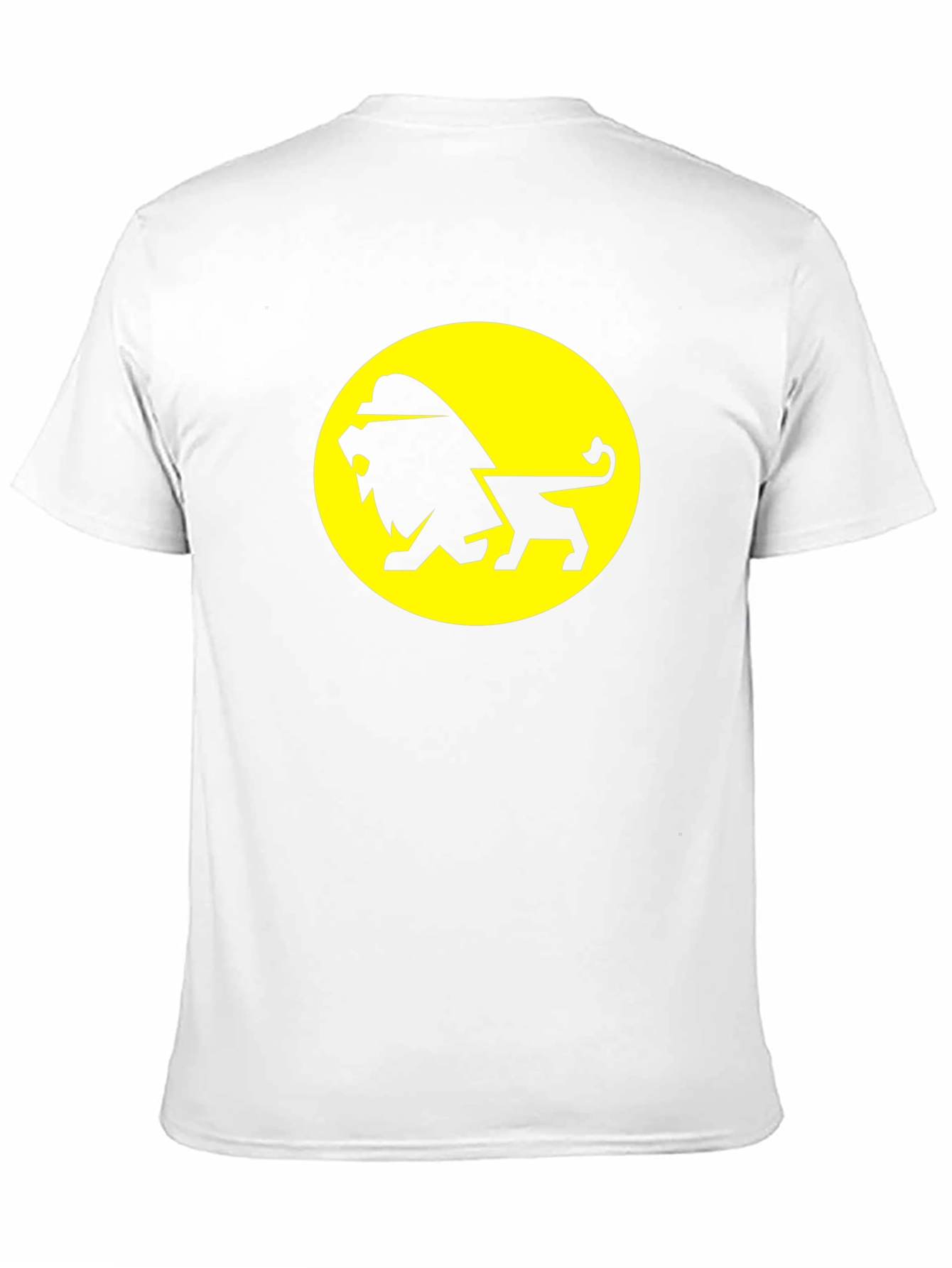 Lion Graphic Tee - Black Cotton T-Shirt