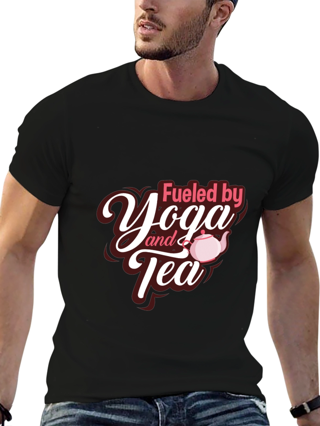 Yoga & Tea T-Shirt - Relaxed Fit Cotton Tee