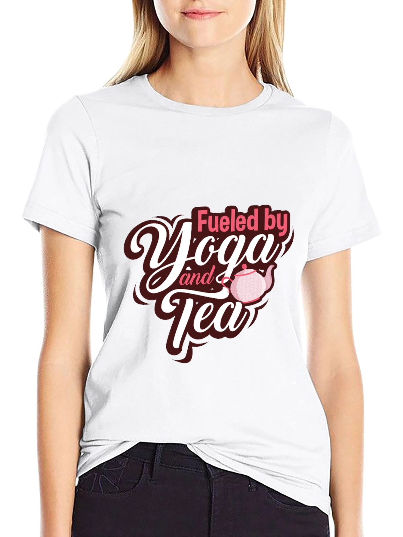 Yoga & Tea T-Shirt - Relaxed Fit Cotton Tee