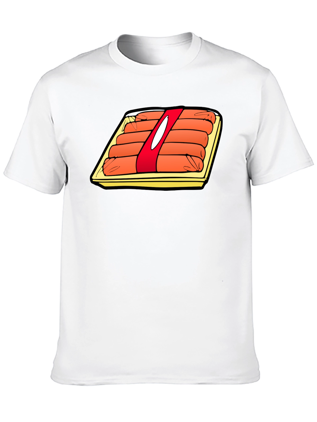 Cartoon Hot Dog T-Shirt