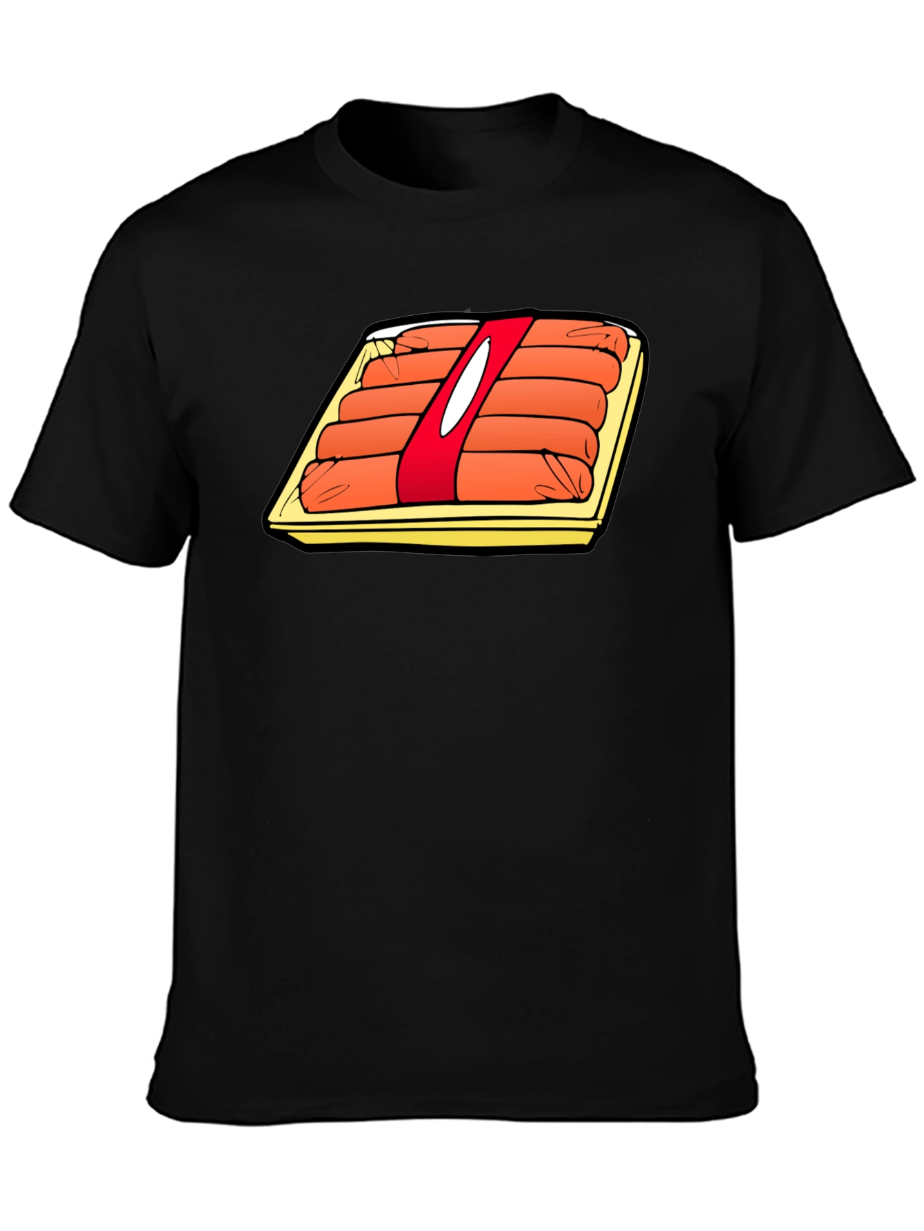 Cartoon Hot Dog T-Shirt