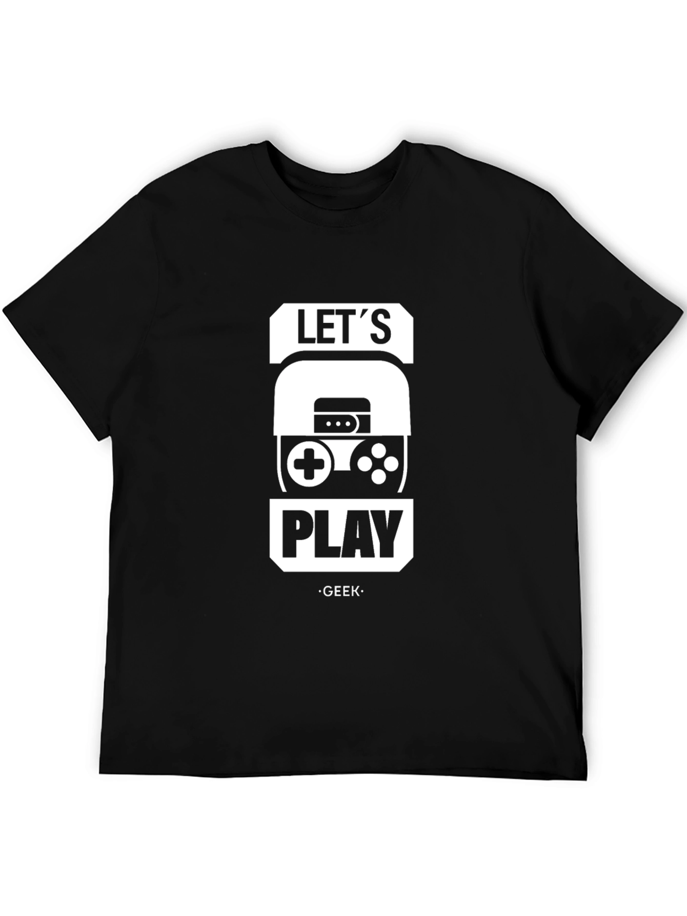 Lets Play Geek Graphic T-Shirt
