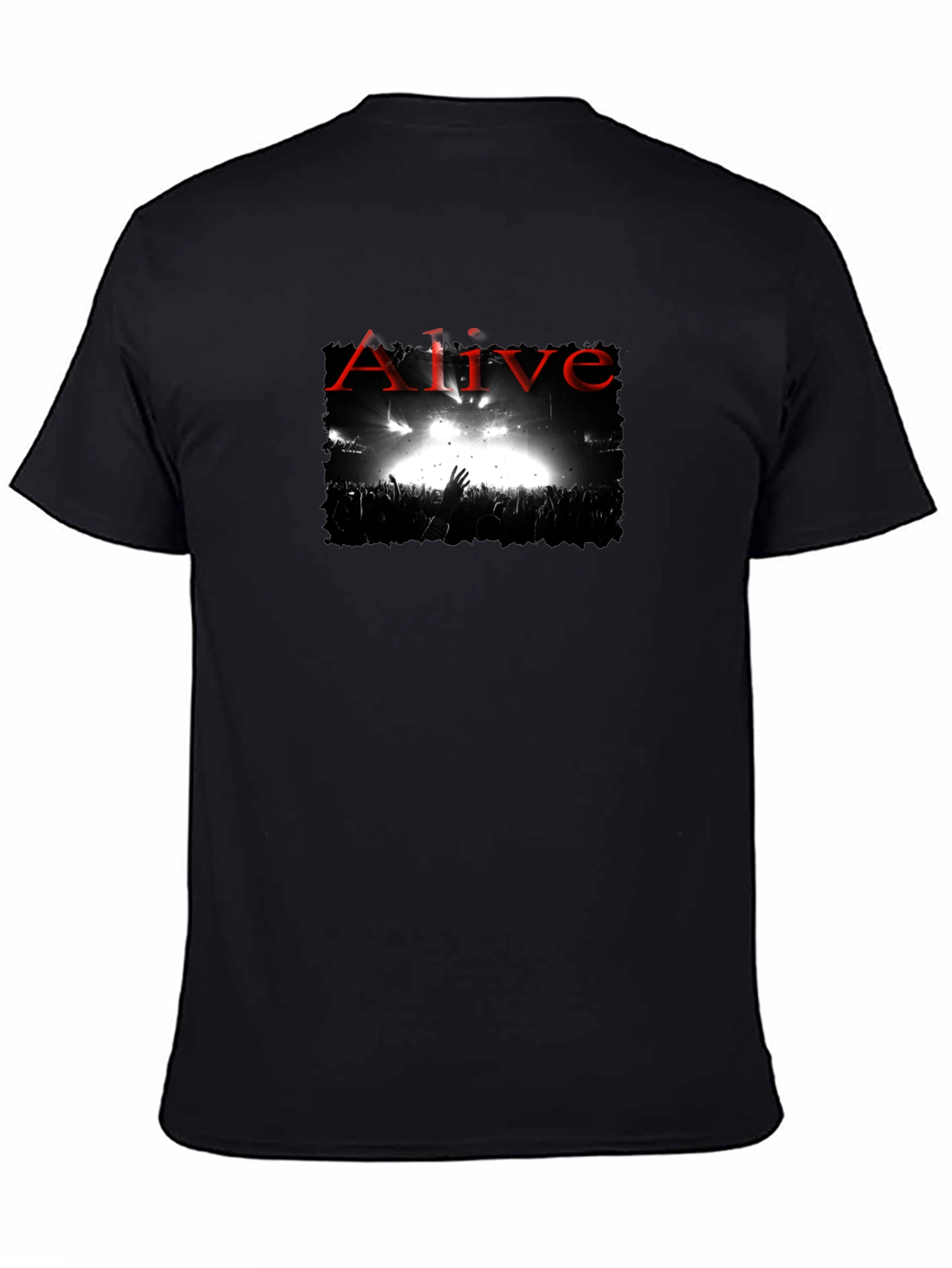 Alive Concert Graphic Black T-Shirt