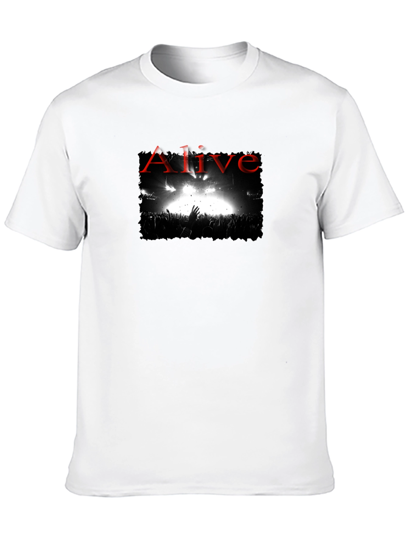 Alive Concert Graphic Black T-Shirt