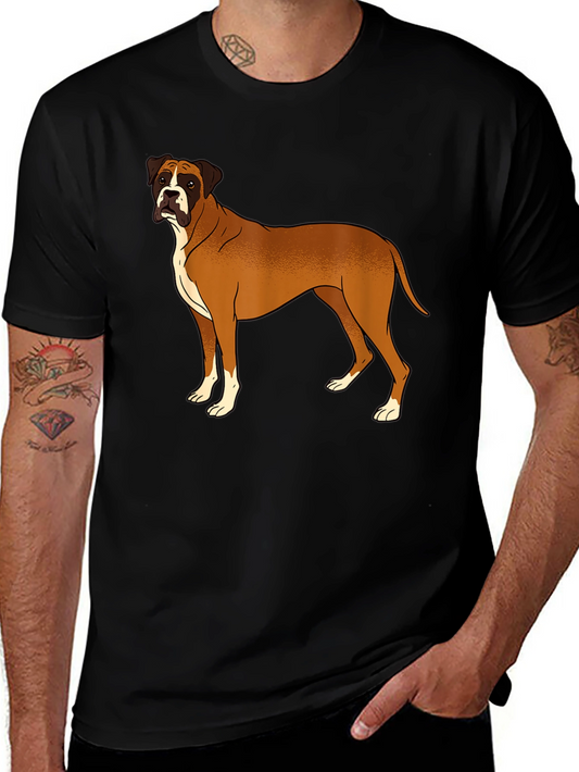 Boxer Dog Graphic Tee - Classic Style