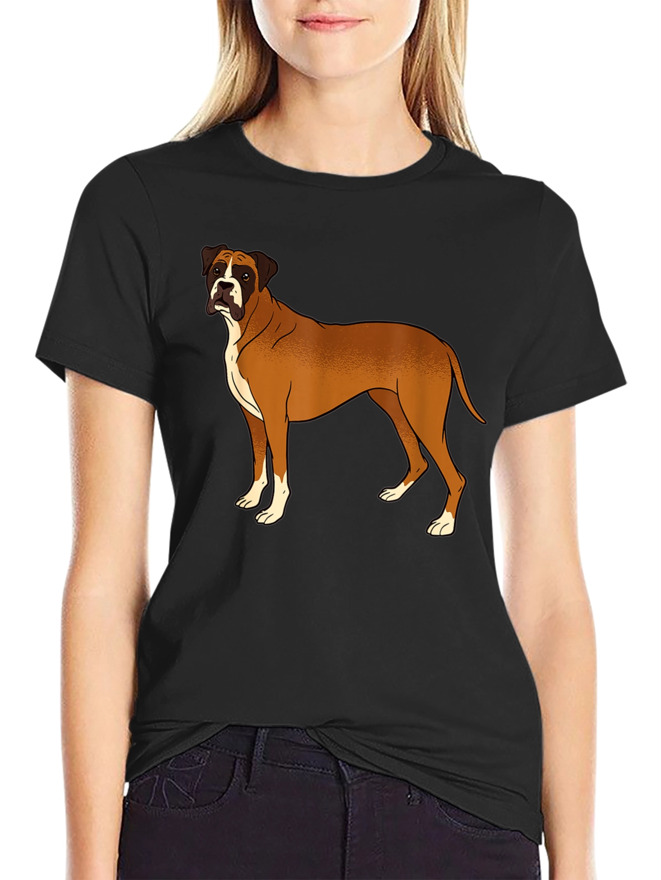Boxer Dog Graphic Tee - Classic Style