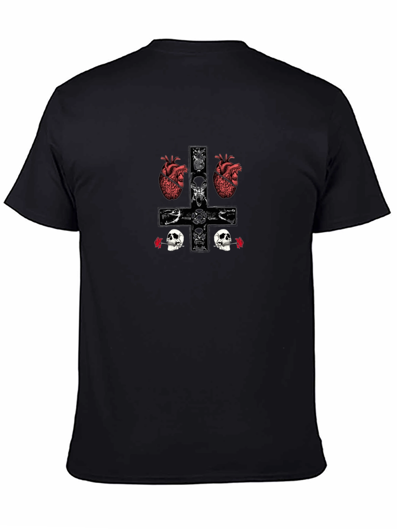 Gothic Anatomy Cross Graphic Tee