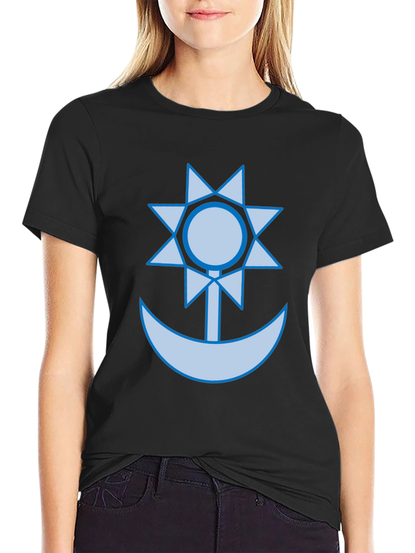 Celestial Anchor Graphic Tee - Stylish Comfort