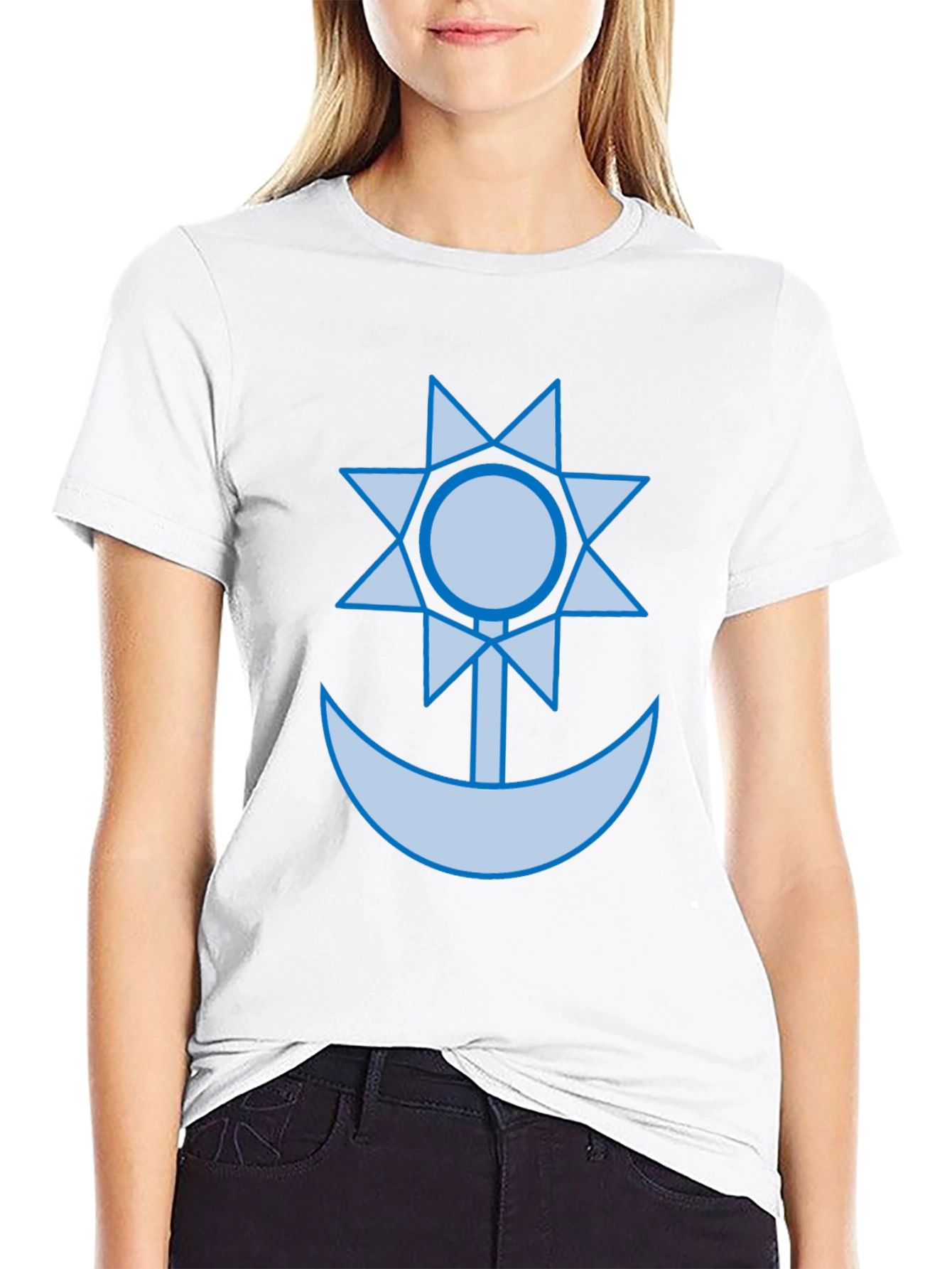 Celestial Anchor Graphic Tee - Stylish Comfort