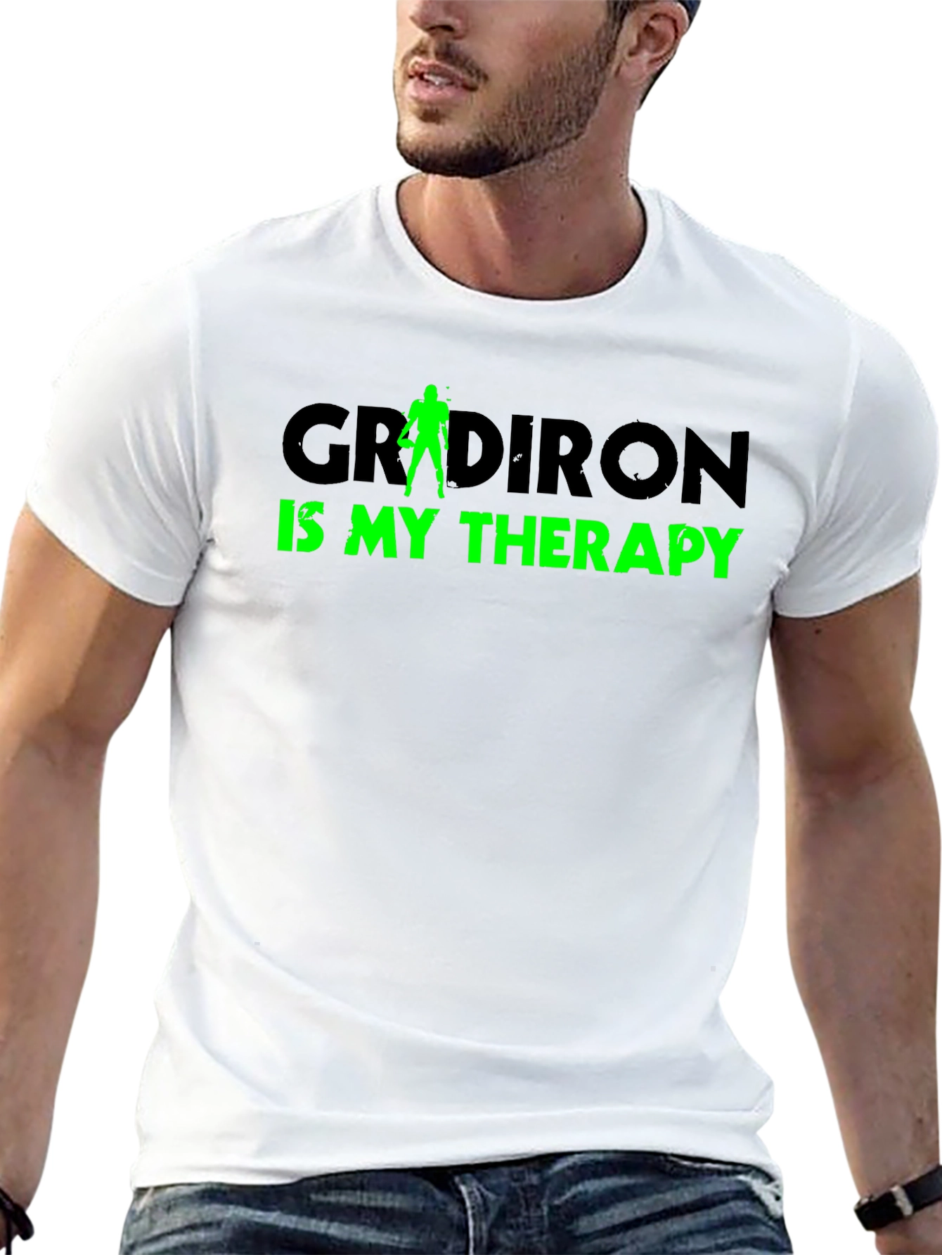 Gridiron Therapy T-Shirt - Black