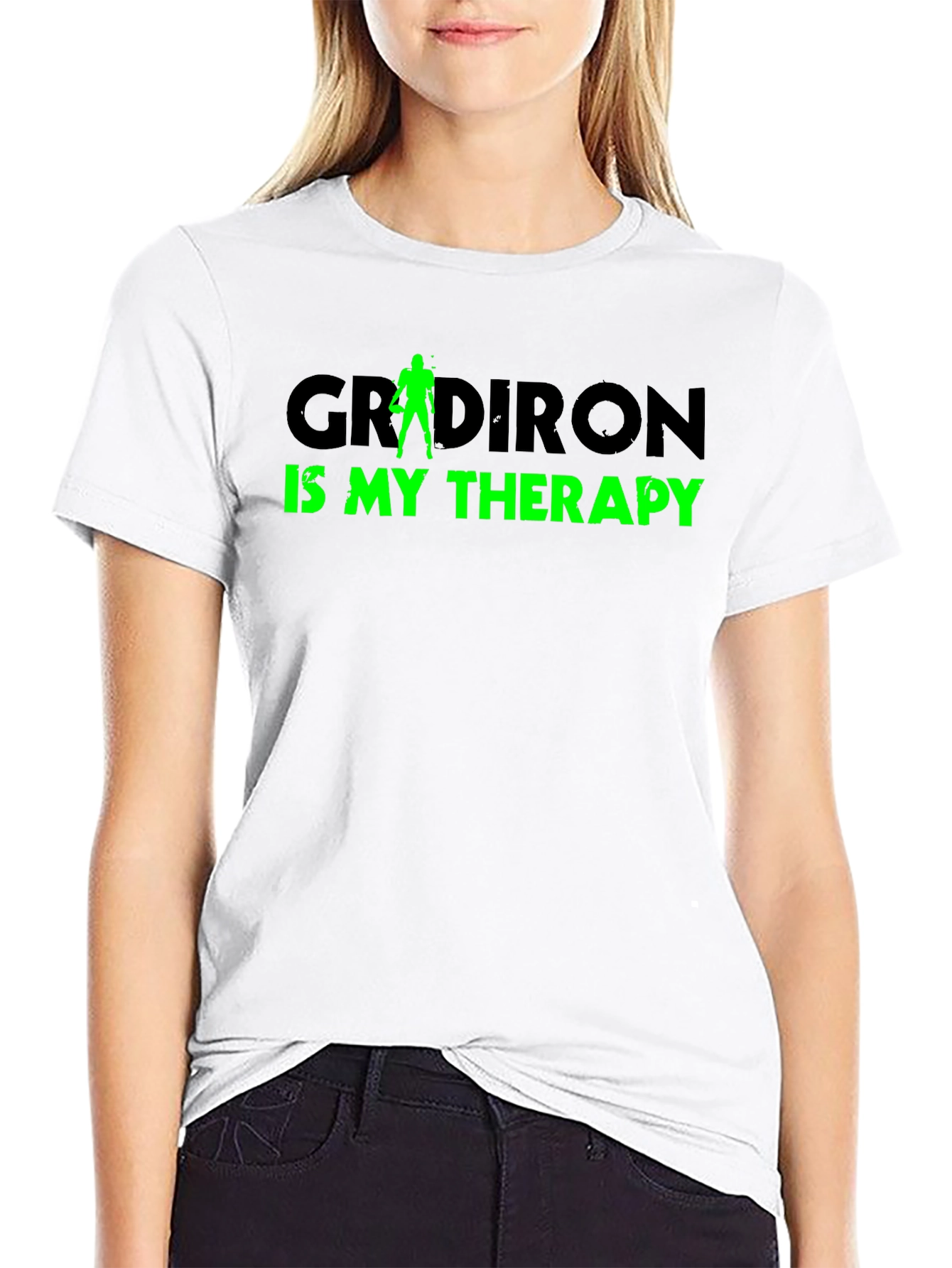 Gridiron Therapy T-Shirt - Black