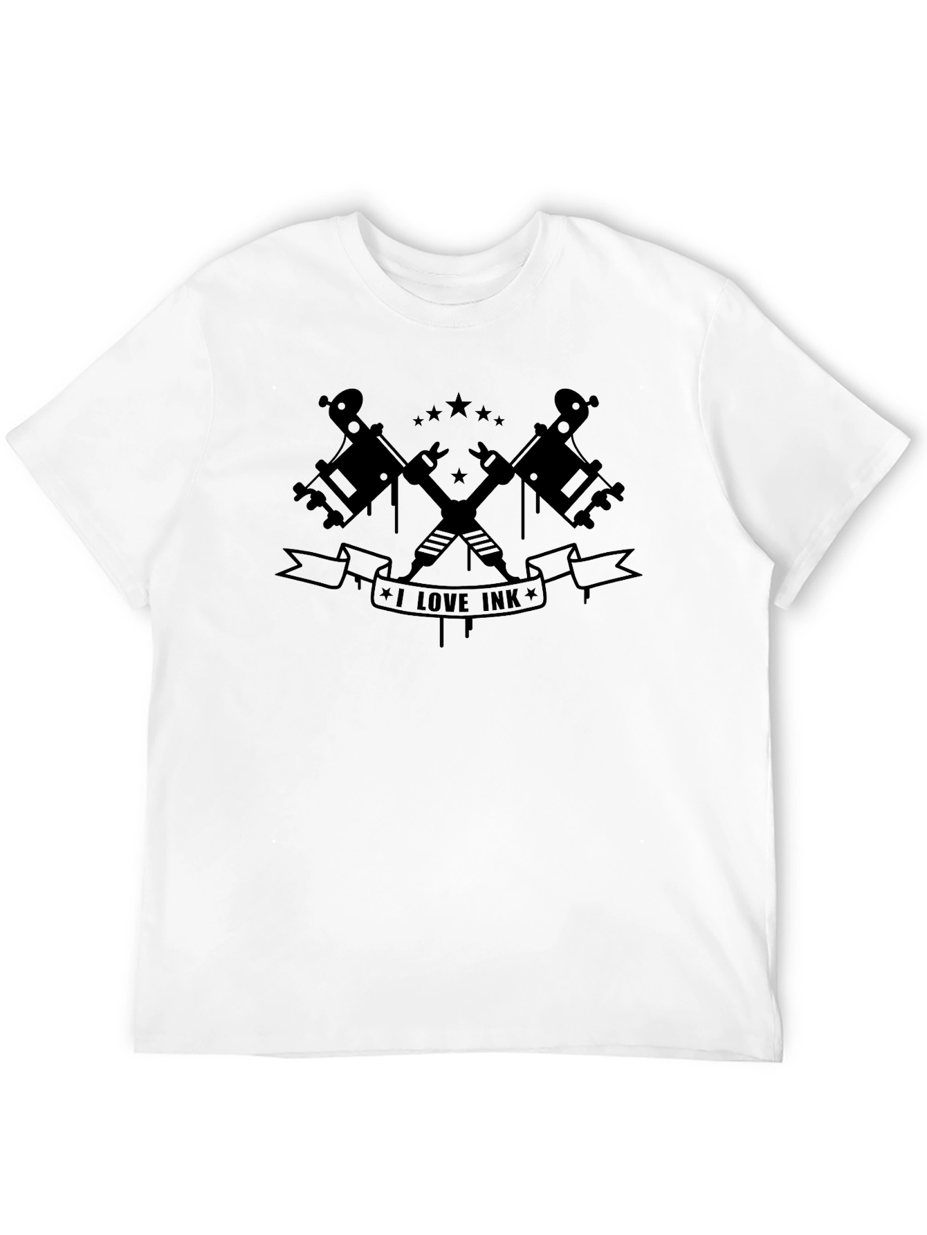 I Love Ink Tattoo Artist Black T-Shirt