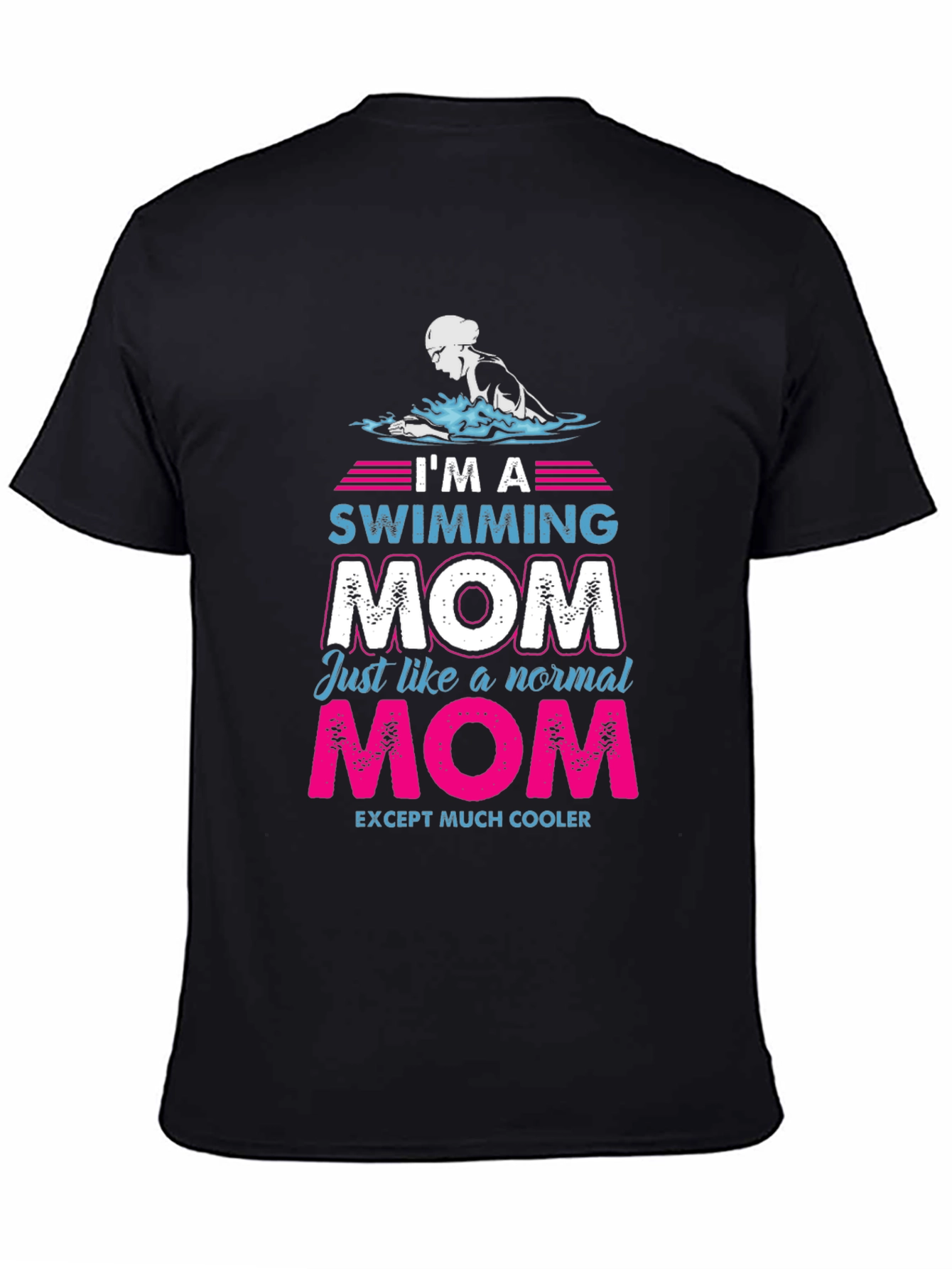 Swimming Mom Graphic T-Shirt - Cool Mom Edition