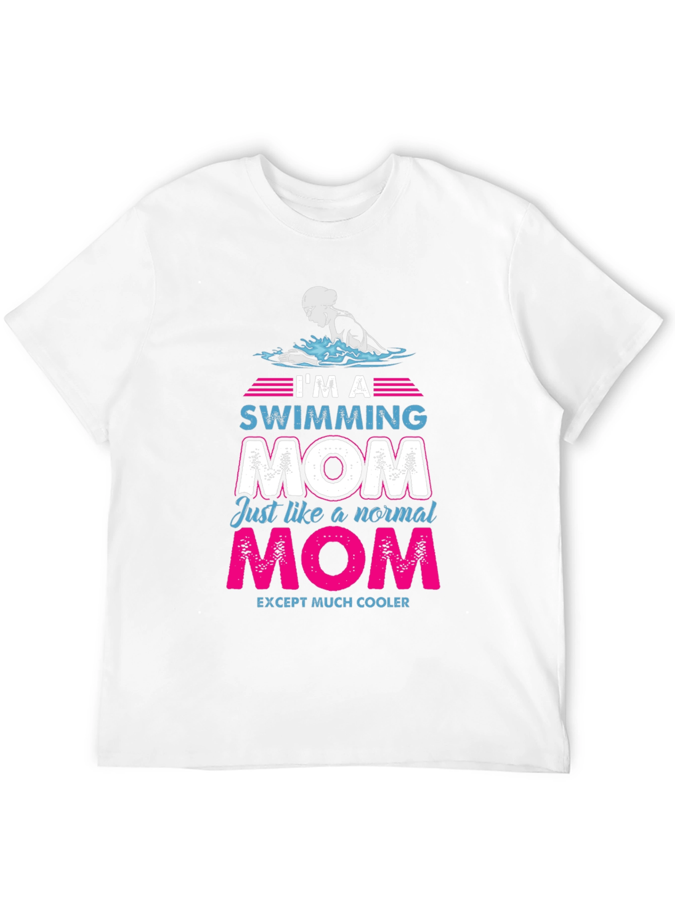 Swimming Mom Graphic T-Shirt - Cool Mom Edition