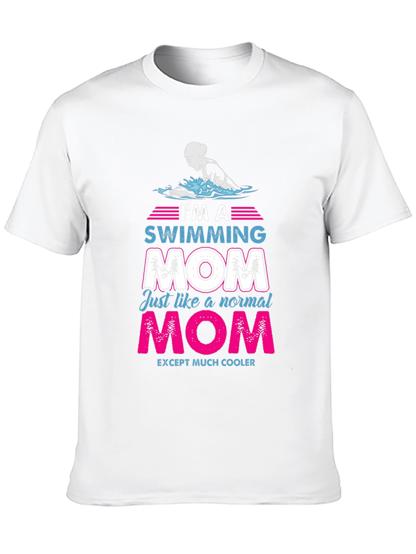Swimming Mom Graphic T-Shirt - Cool Mom Edition