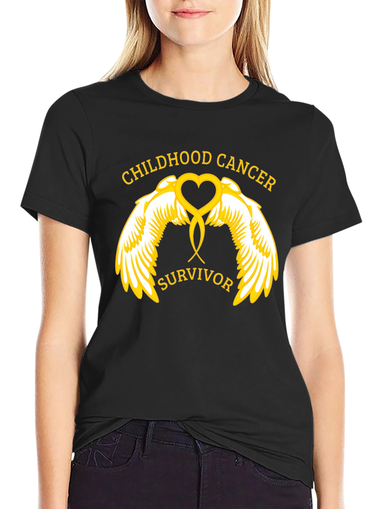 Childhood Cancer Survivor Graphic T-Shirt