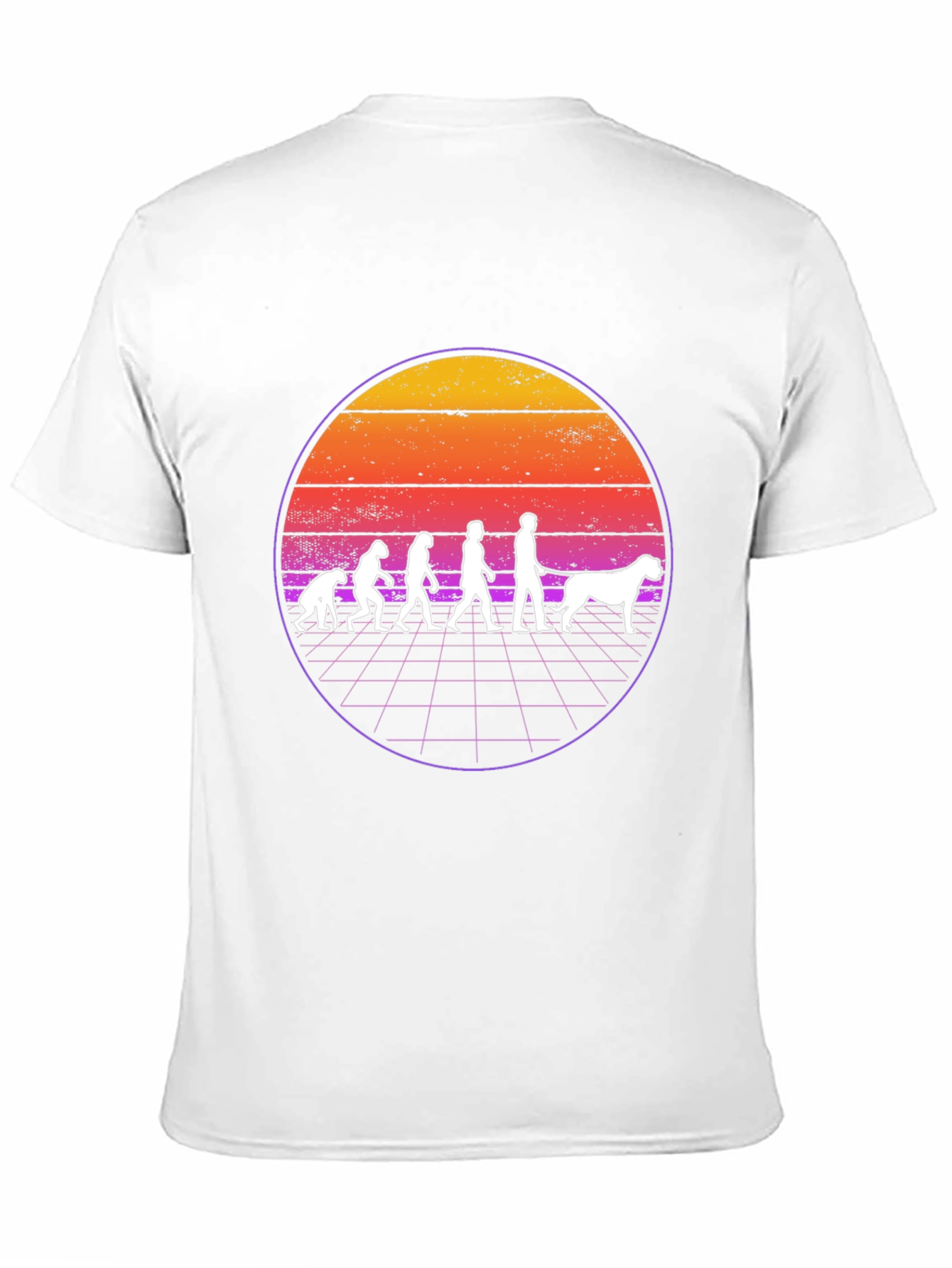 Evolution Dog T-Shirt Retro Style