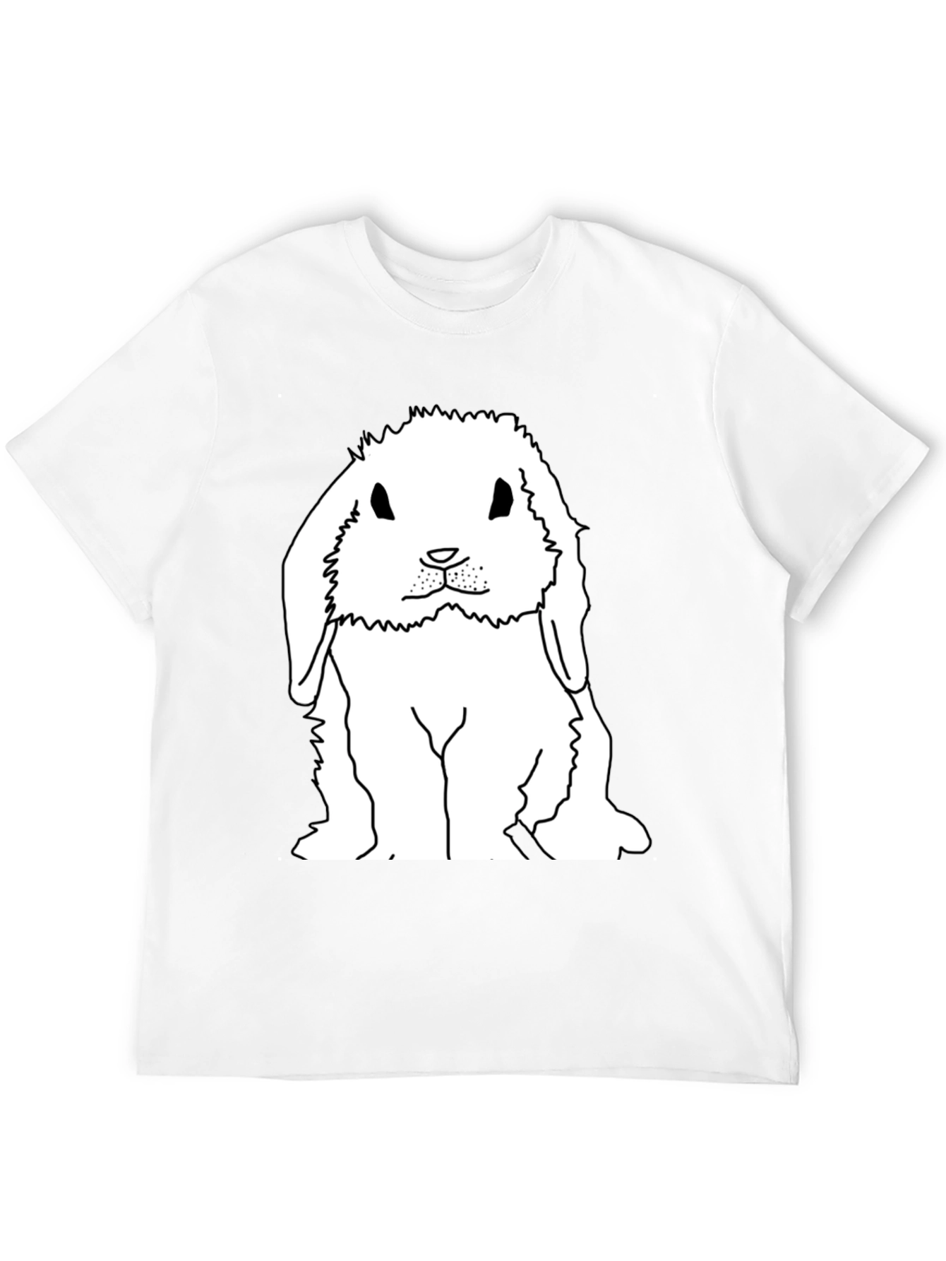 Cute Bunny Graphic T-Shirt - Soft Cotton Blend