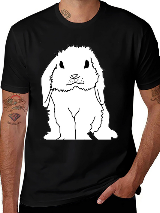 Cute Bunny Graphic T-Shirt - Soft Cotton Blend