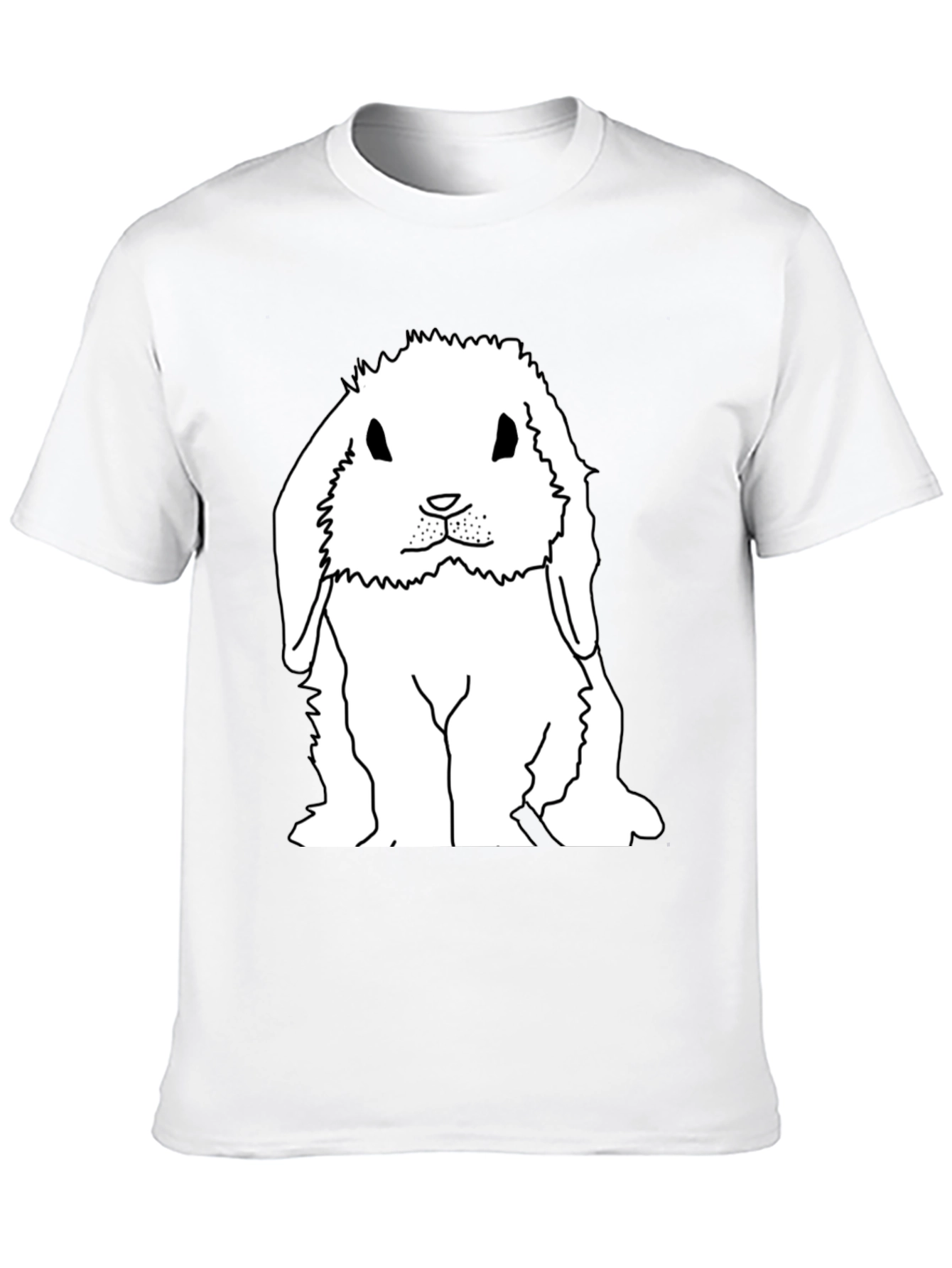 Cute Bunny Graphic T-Shirt - Soft Cotton Blend