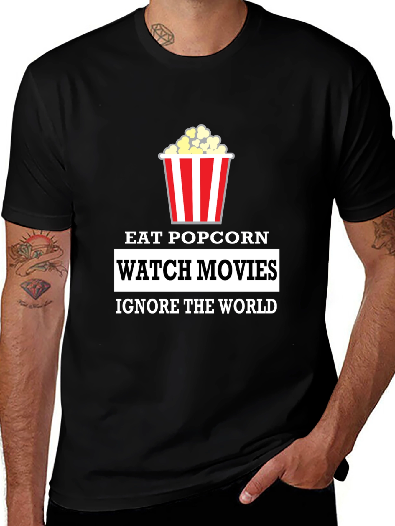 Eat Popcorn Watch Movies T-Shirt