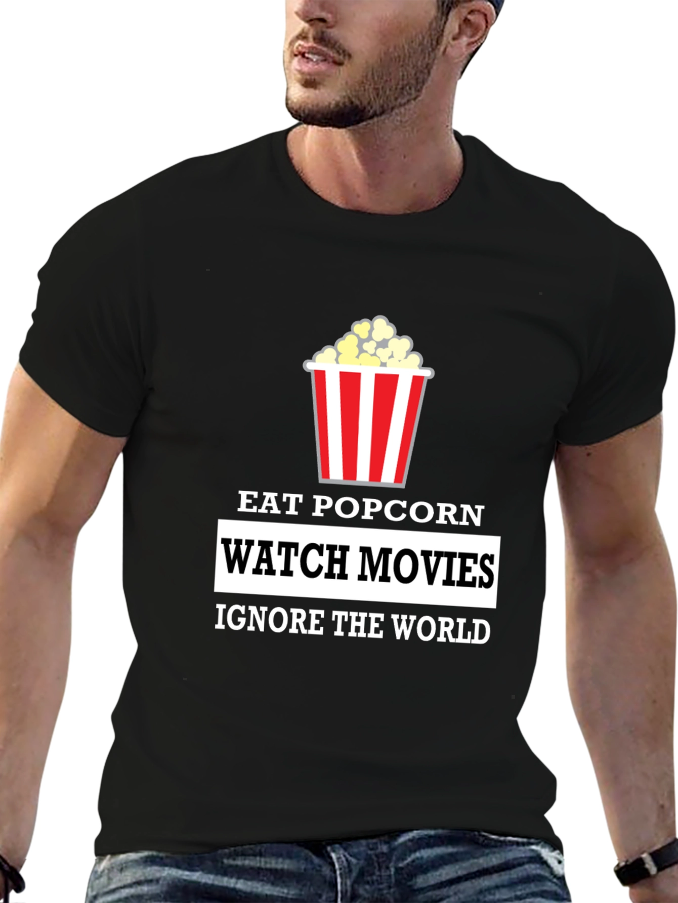 Eat Popcorn Watch Movies T-Shirt