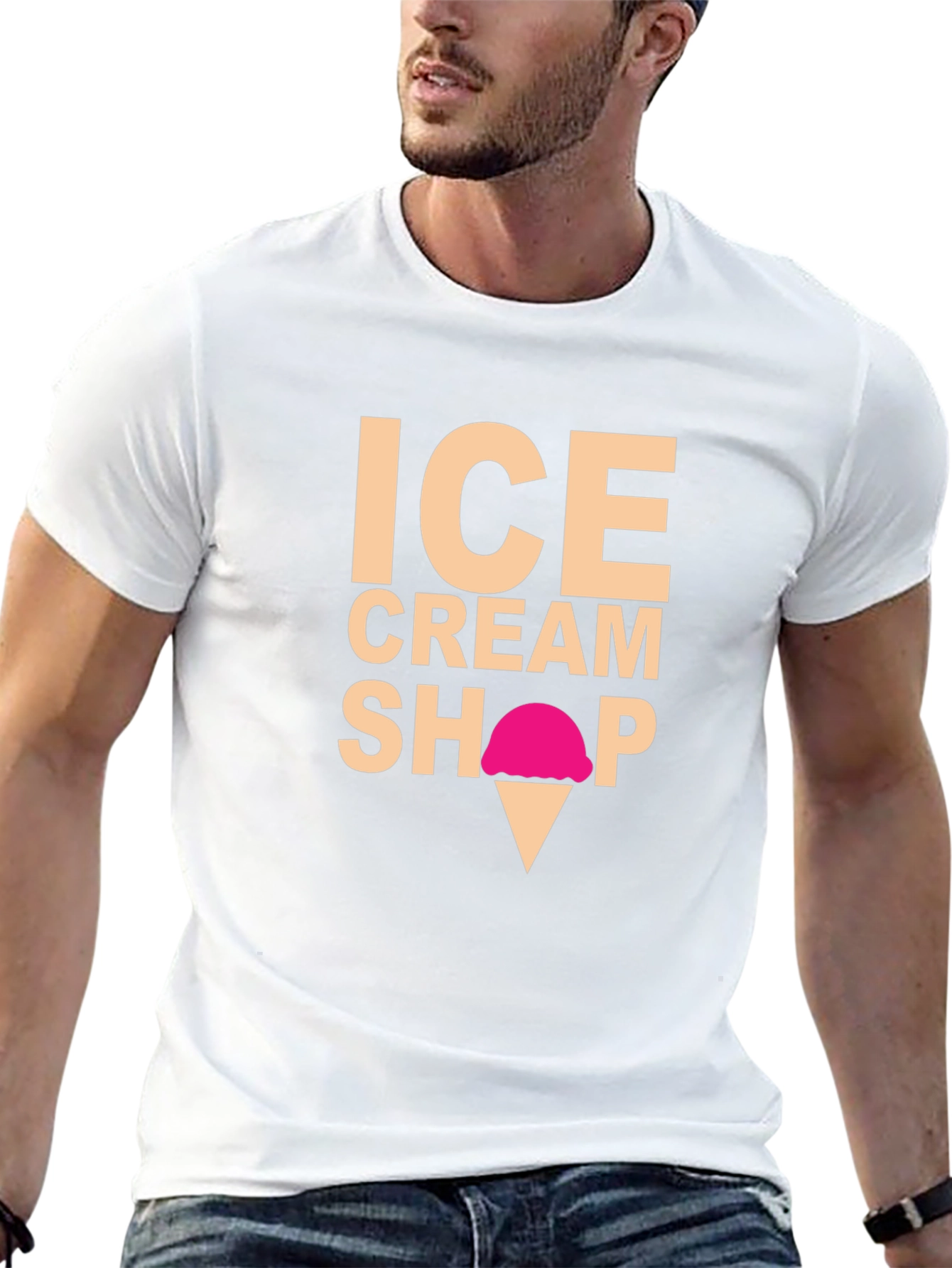 Ice Cream Shop Graphic T-Shirt