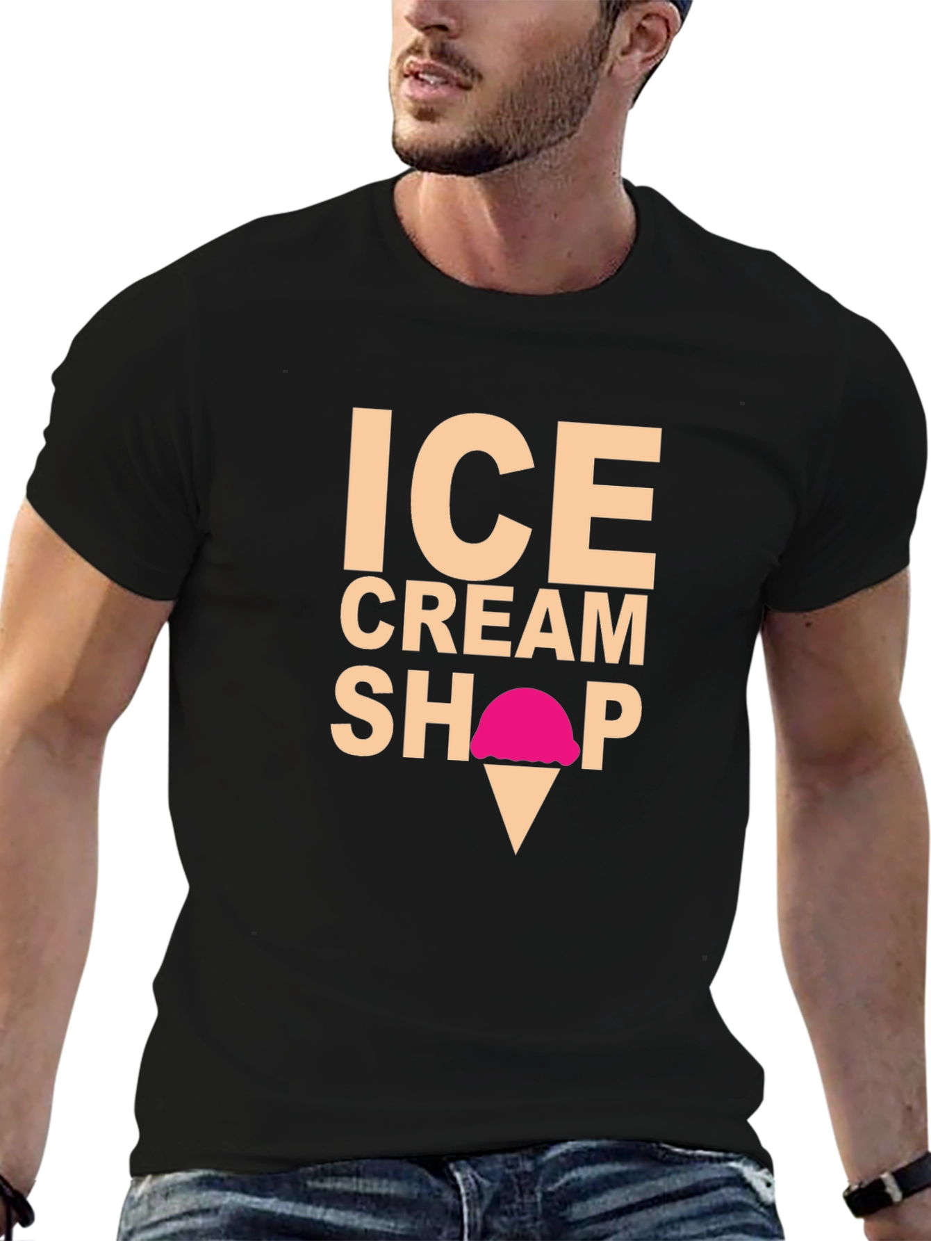 Ice Cream Shop Graphic T-Shirt