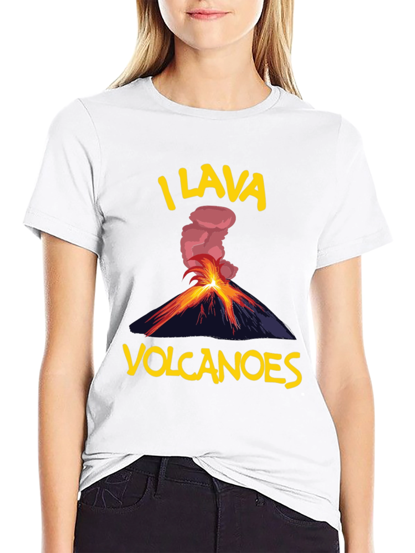 I Lava Volcanoes T-Shirt - Funny Volcano Lover Tee