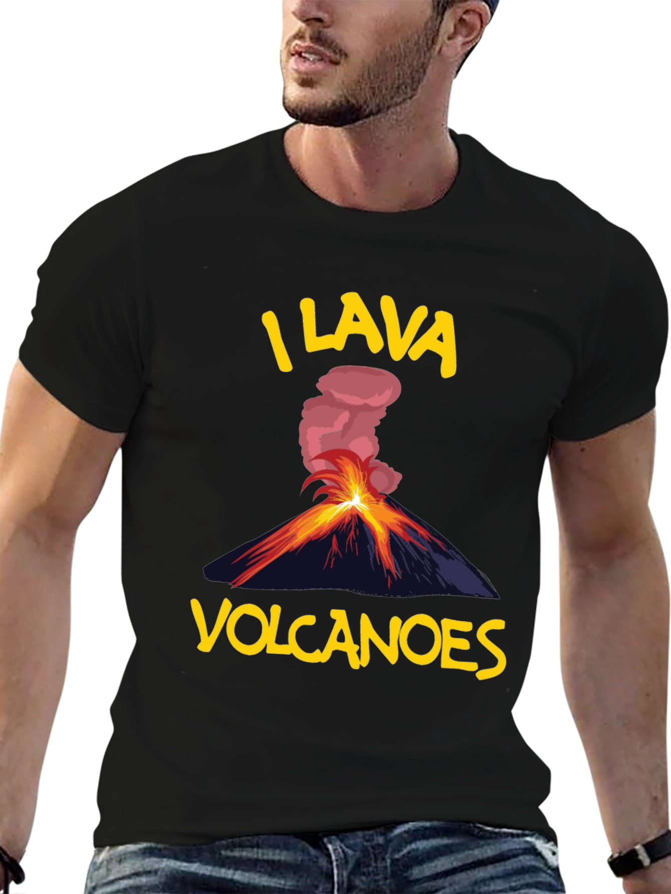 I Lava Volcanoes T-Shirt - Funny Volcano Lover Tee