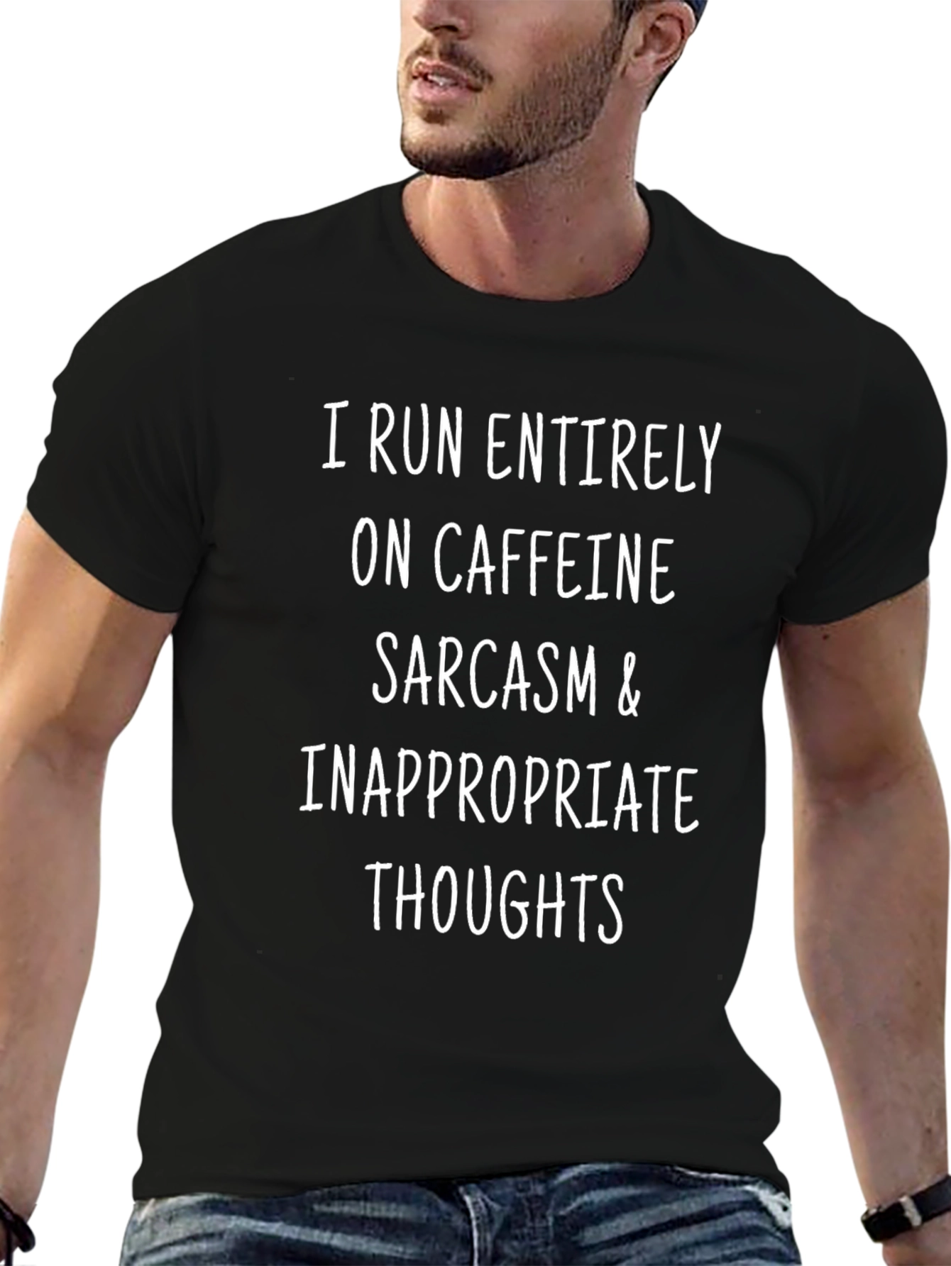 Caffeine Sarcasm & Inappropriate Thoughts T-Shirt