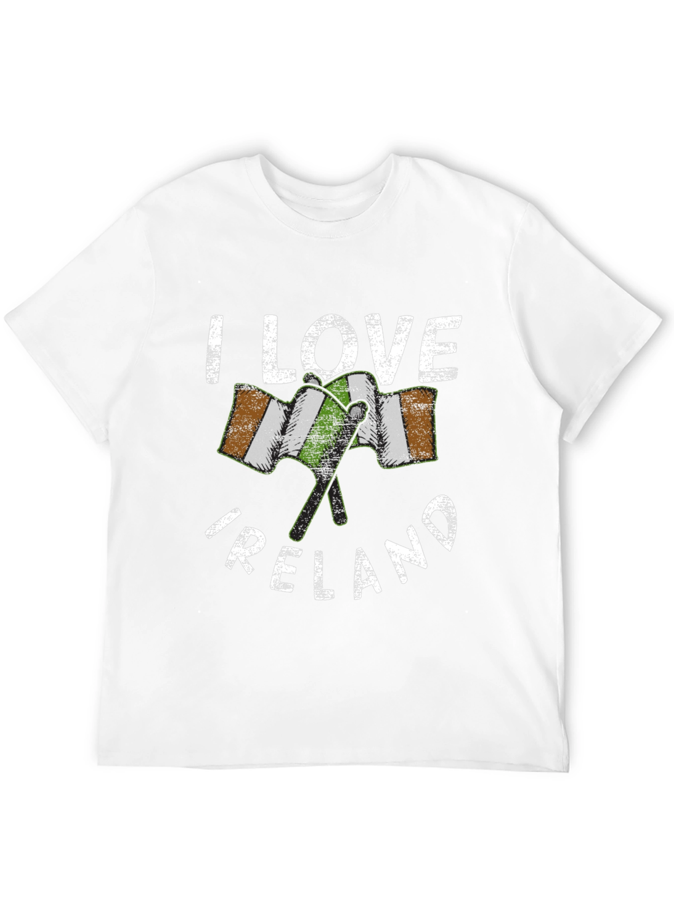 I Love Ireland T-Shirt - Irish Flag Graphic Tee