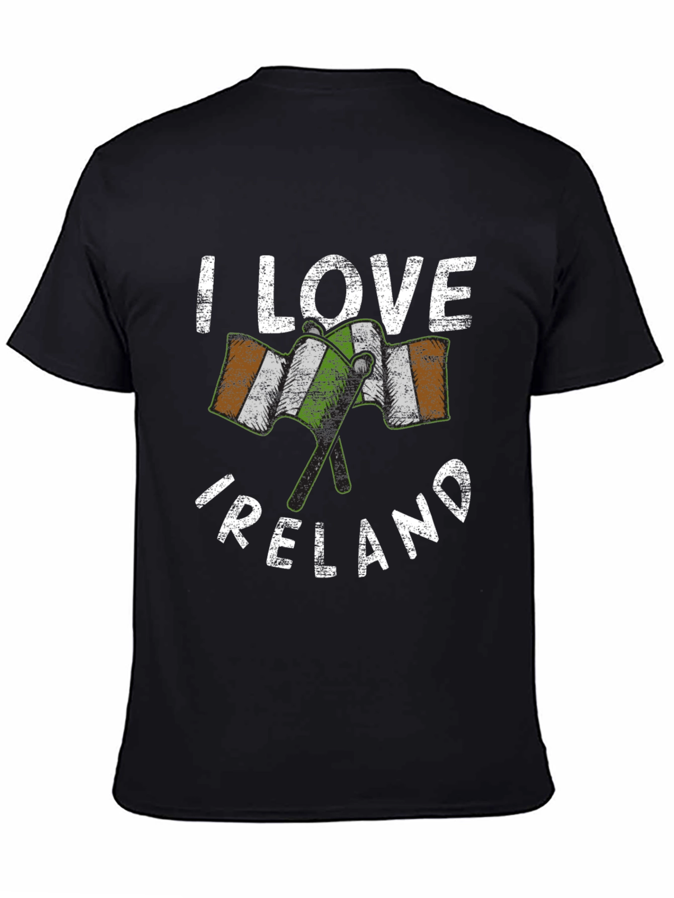 I Love Ireland T-Shirt - Irish Flag Graphic Tee