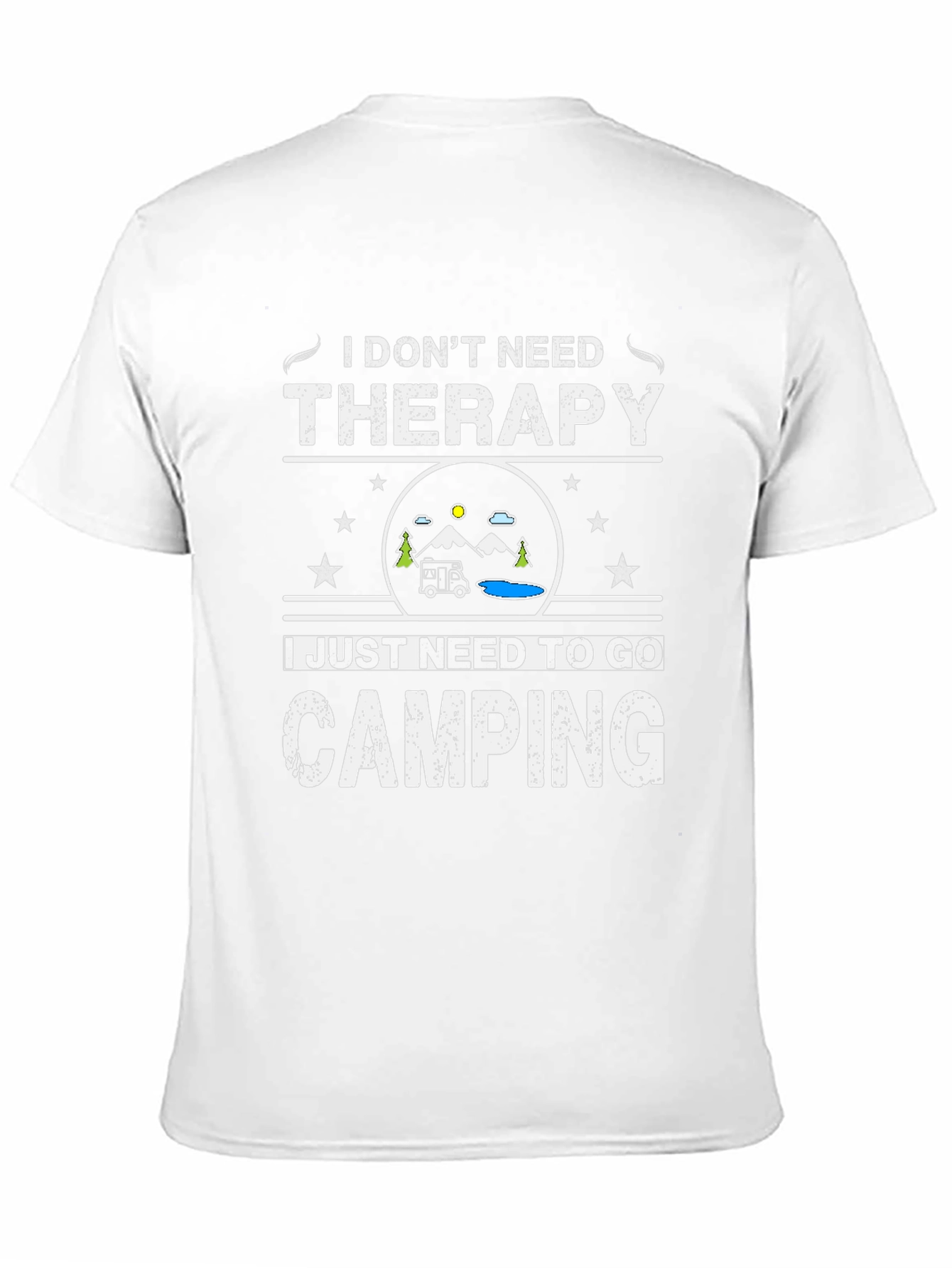 Camping Therapy T-Shirt - Nature Lover Tee