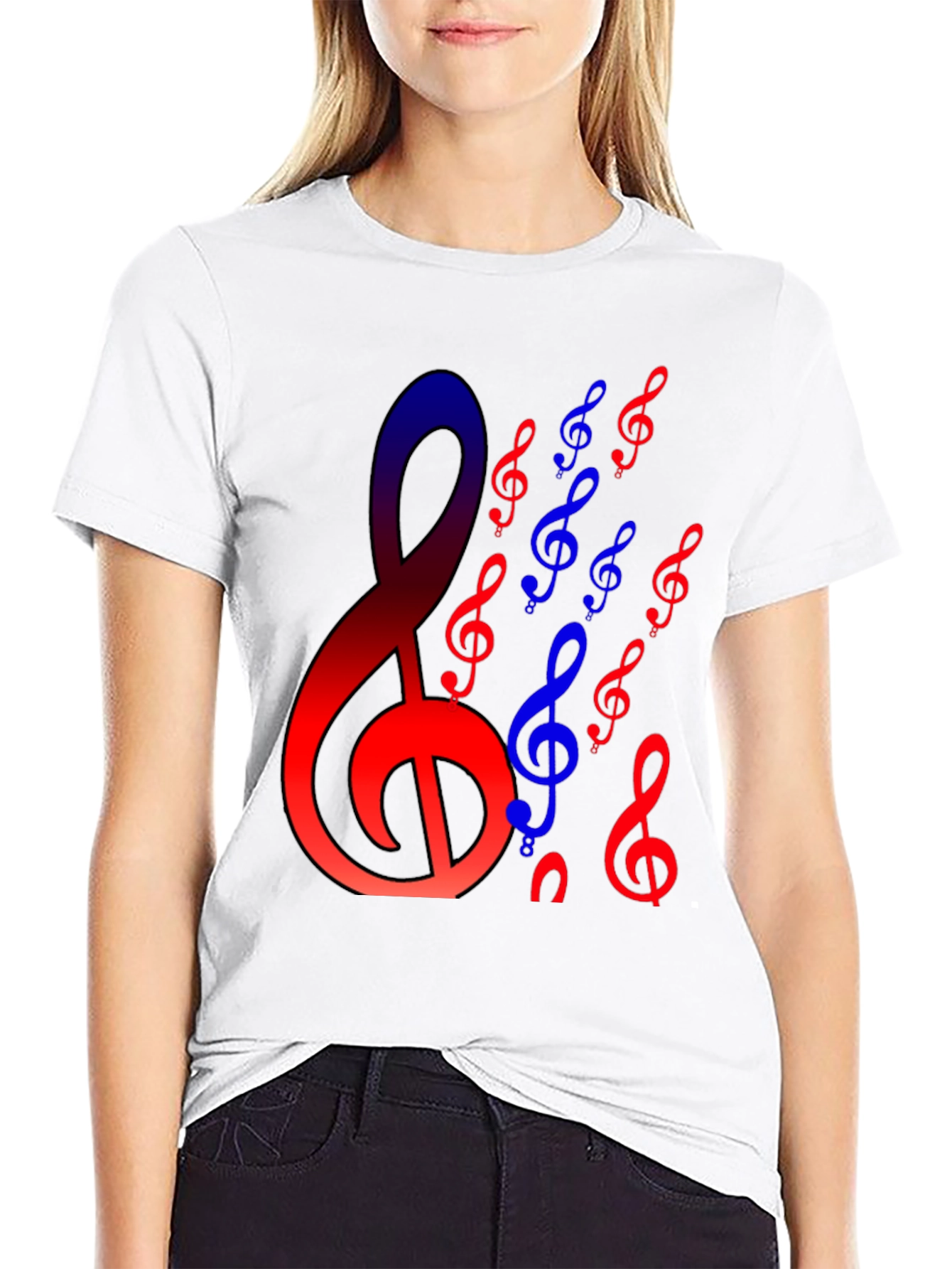 Musical Note Graphic T-Shirt - Stylish & Unique