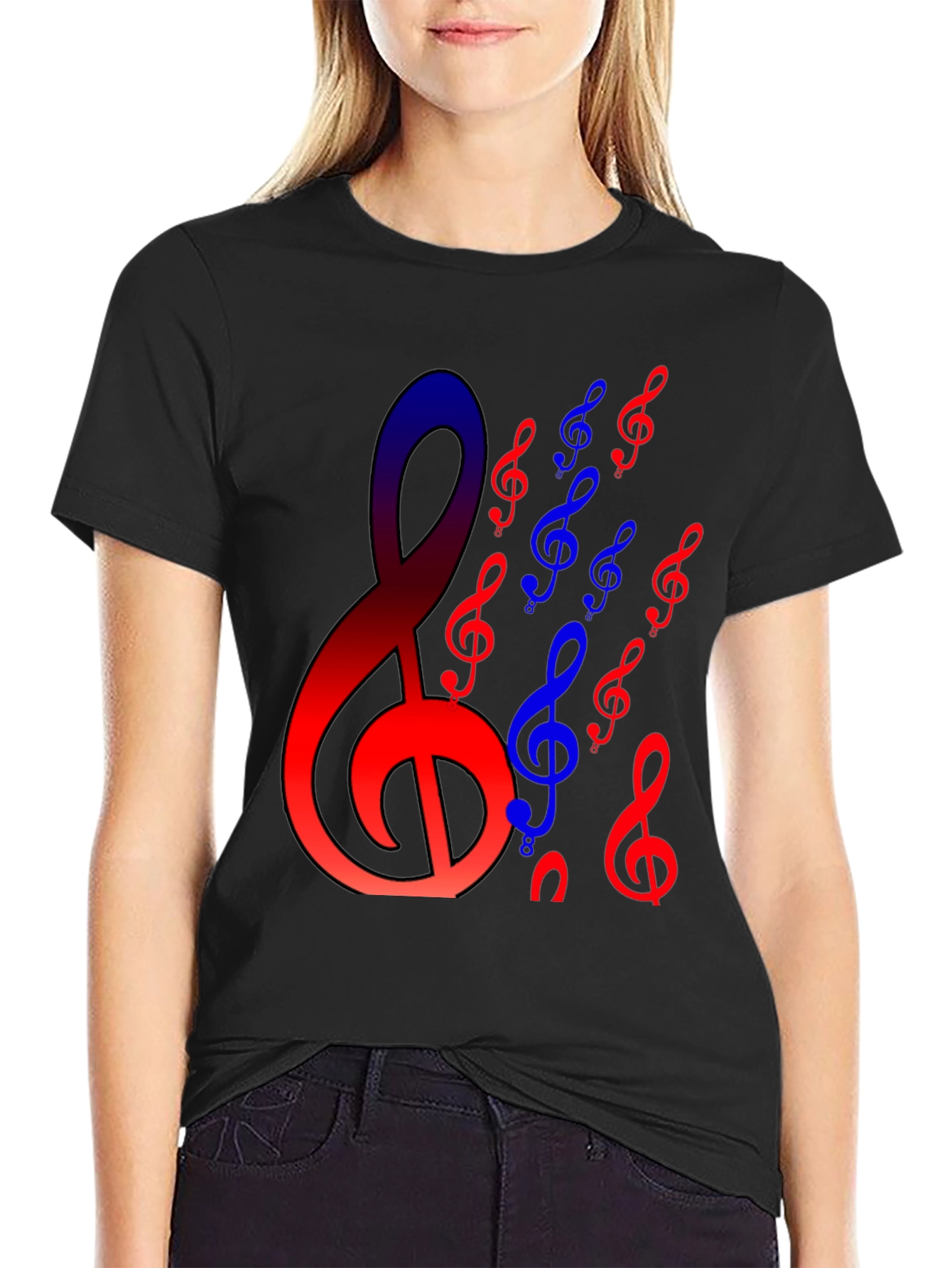 Musical Note Graphic T-Shirt - Stylish & Unique