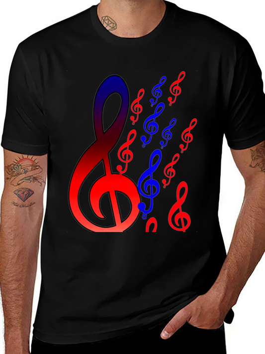 Musical Note Graphic T-Shirt - Stylish & Unique