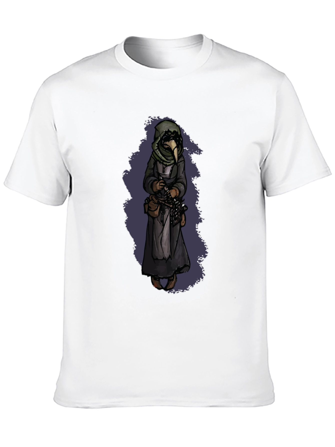 Plague Doctor Graphic T-Shirt - Black